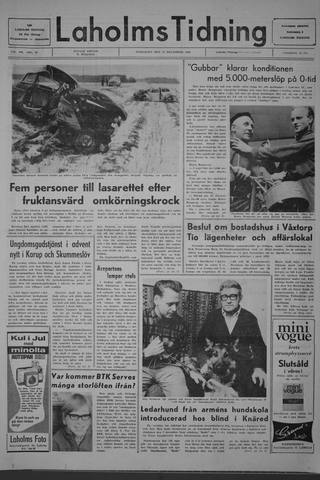 Förstasidan, Onsdag 17 december 1969