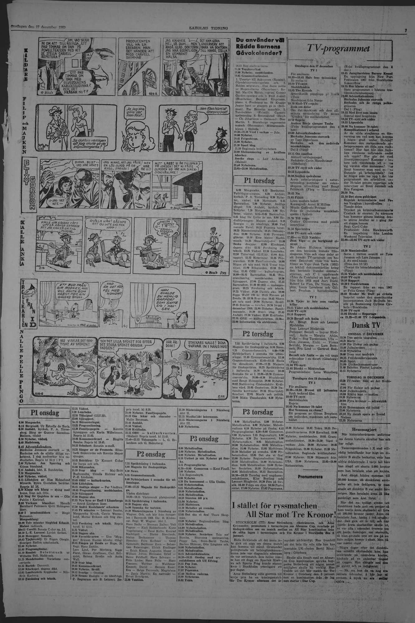 Laholms Tidning Onsdag 17 december 1969, sida 7
