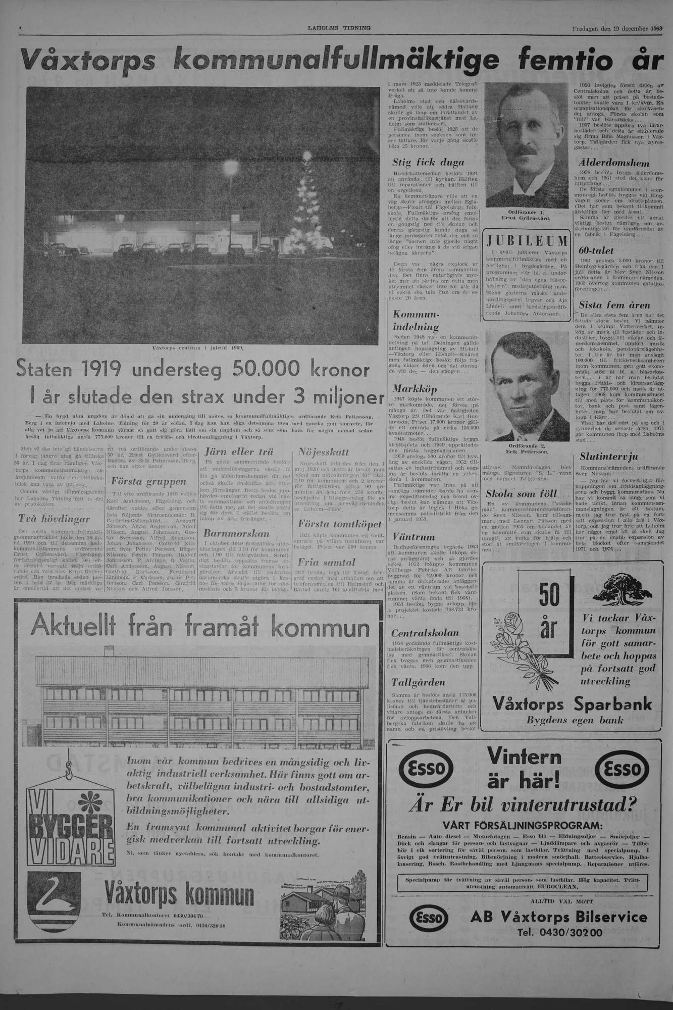 Laholms Tidning Fredag 19 december 1969, sida 4