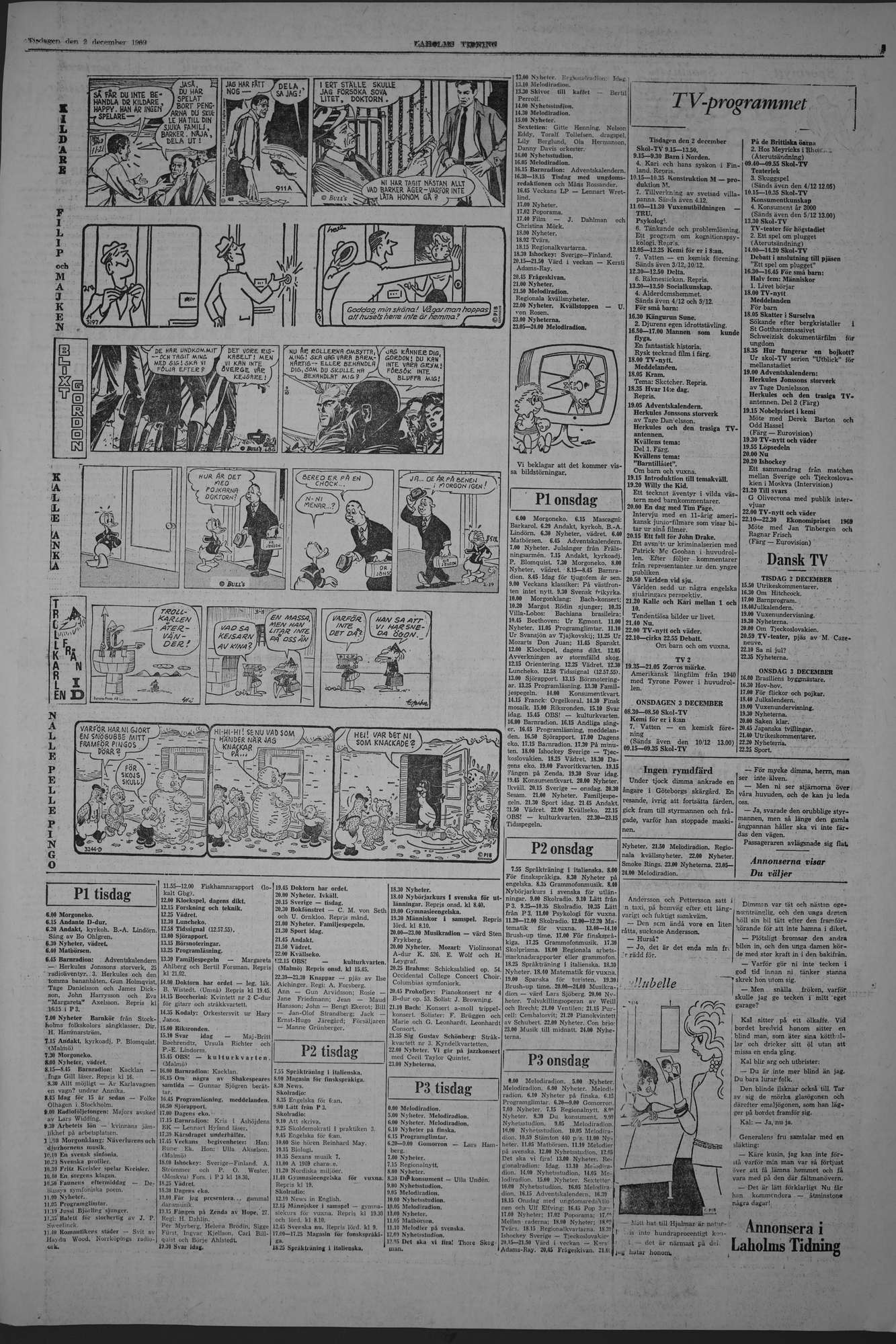 Laholms Tidning Tisdag 2 december 1969, sida 5