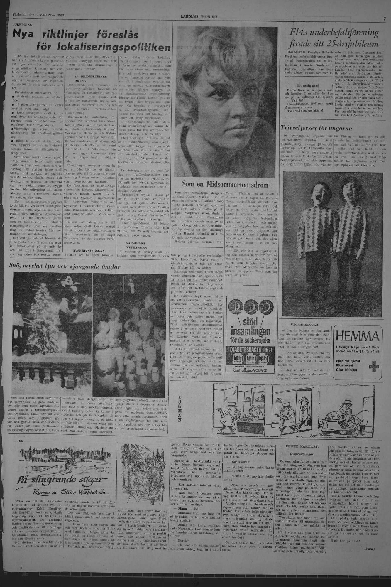 Laholms Tidning Tisdag 2 december 1969, sida 7