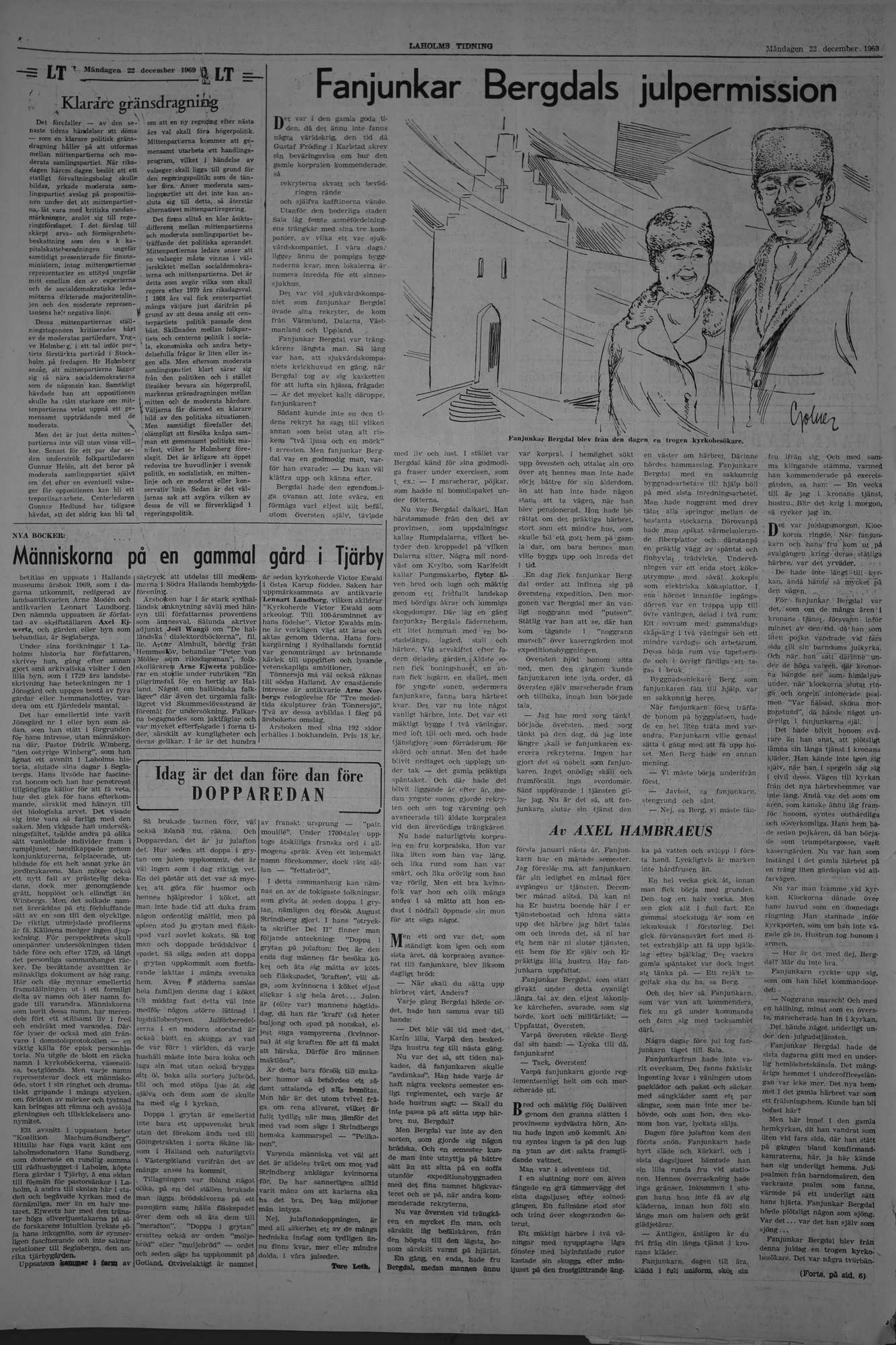 Laholms Tidning Måndag 22 december 1969, sida 4