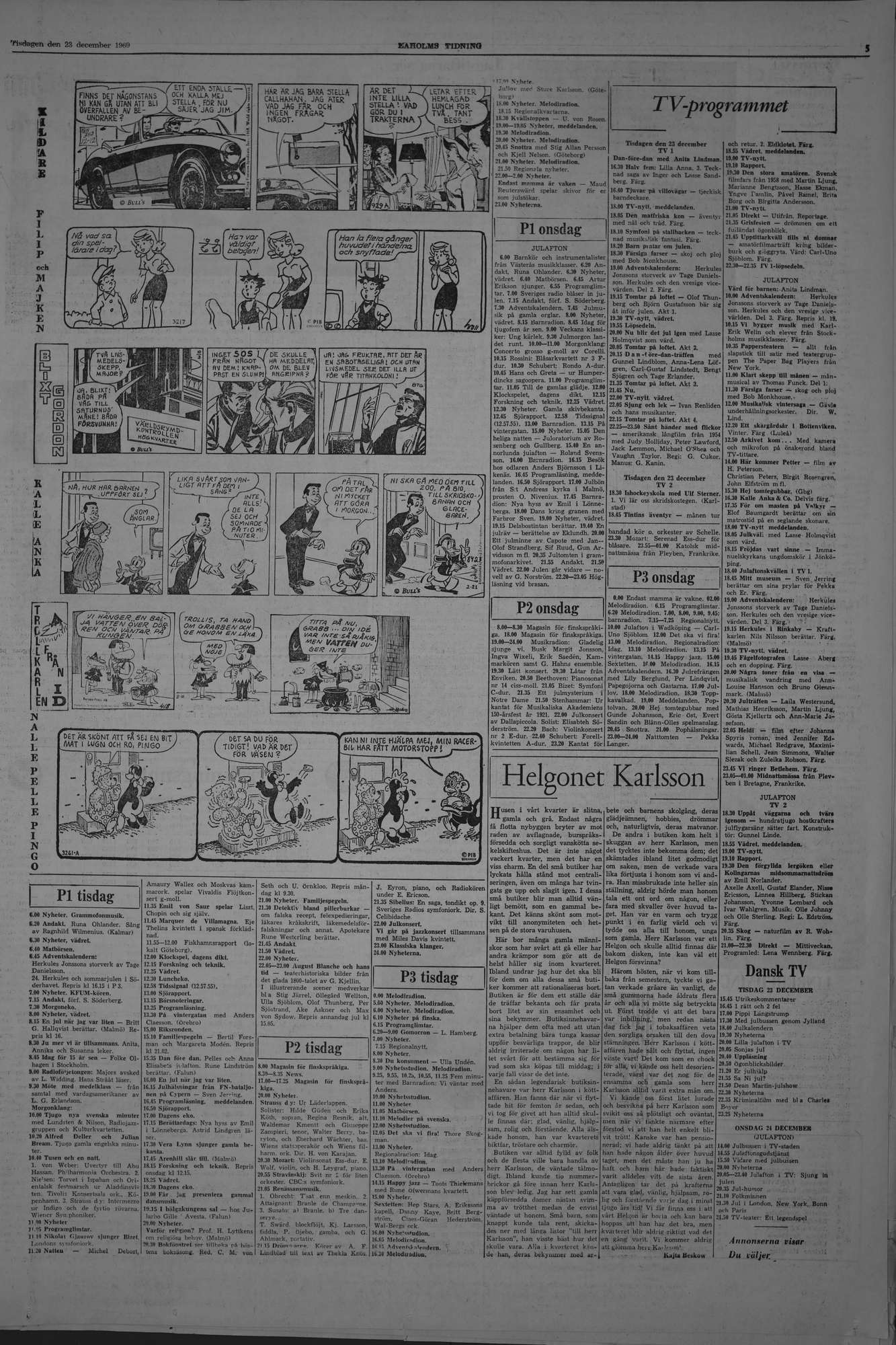 Laholms Tidning Tisdag 23 december 1969, sida 5