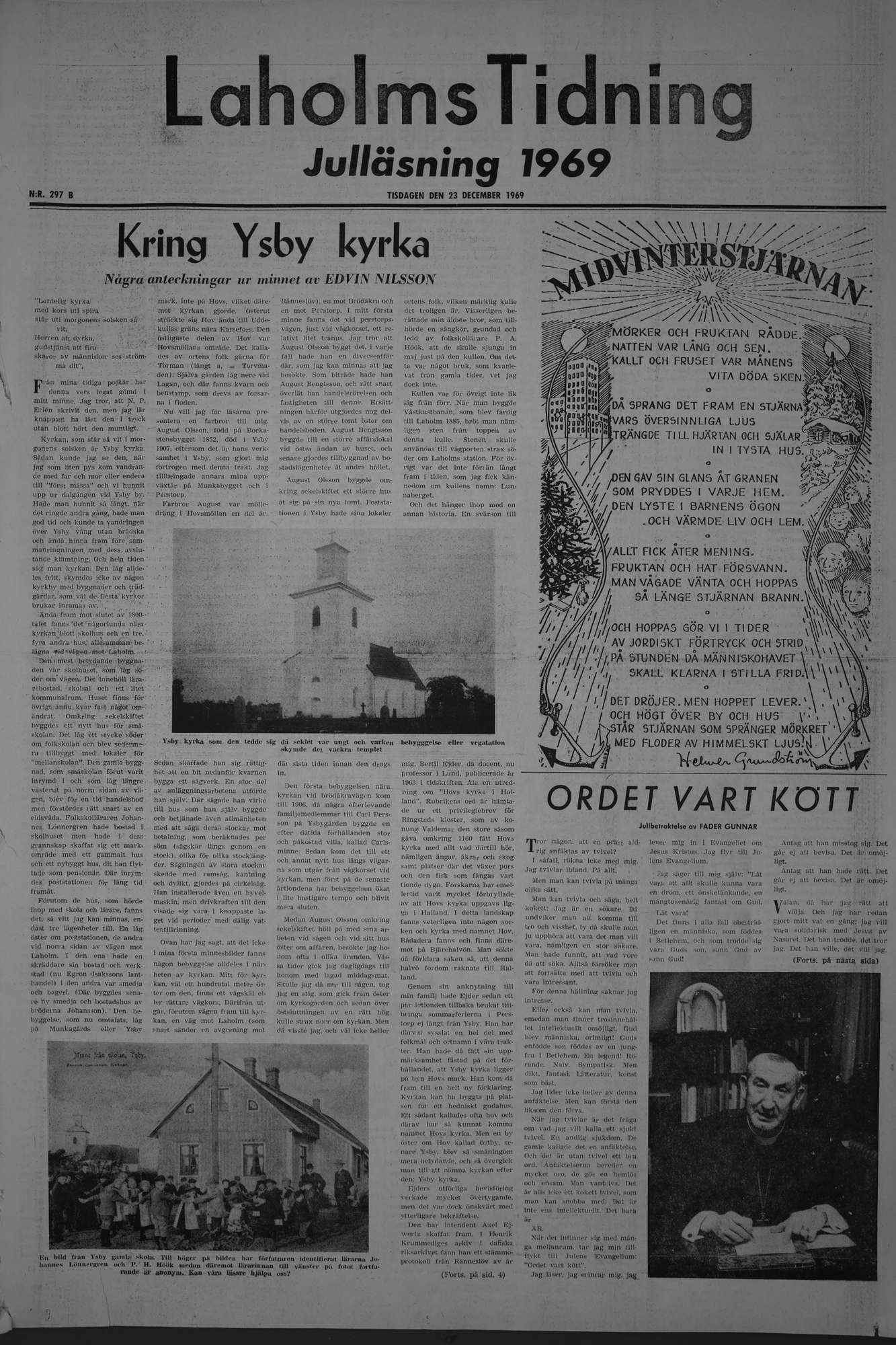 Laholms Tidning Tisdag 23 december 1969, sida 9