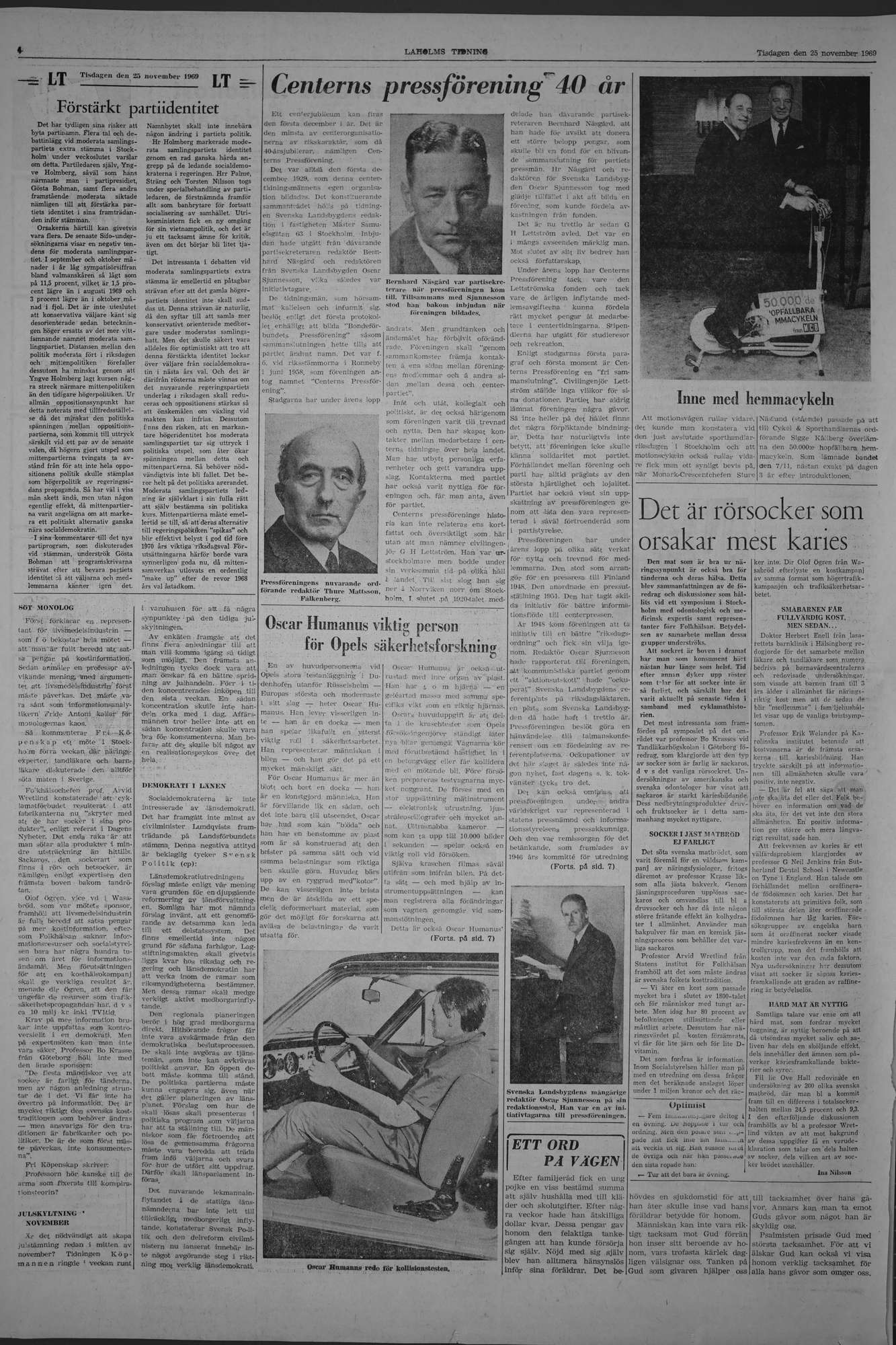 Laholms Tidning Tisdag 25 november 1969, sida 4
