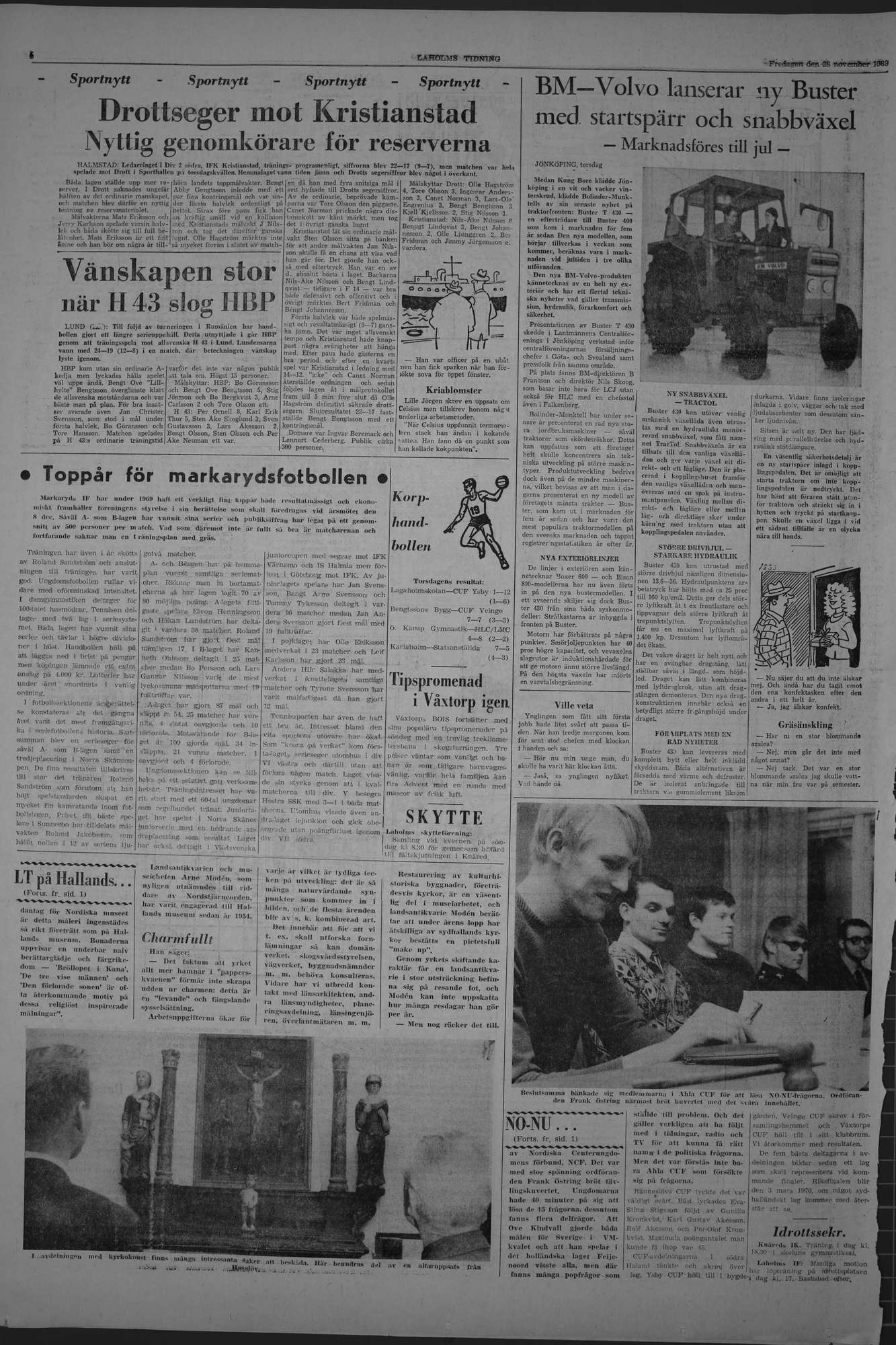 Laholms Tidning Fredag 28 november 1969, sida 6