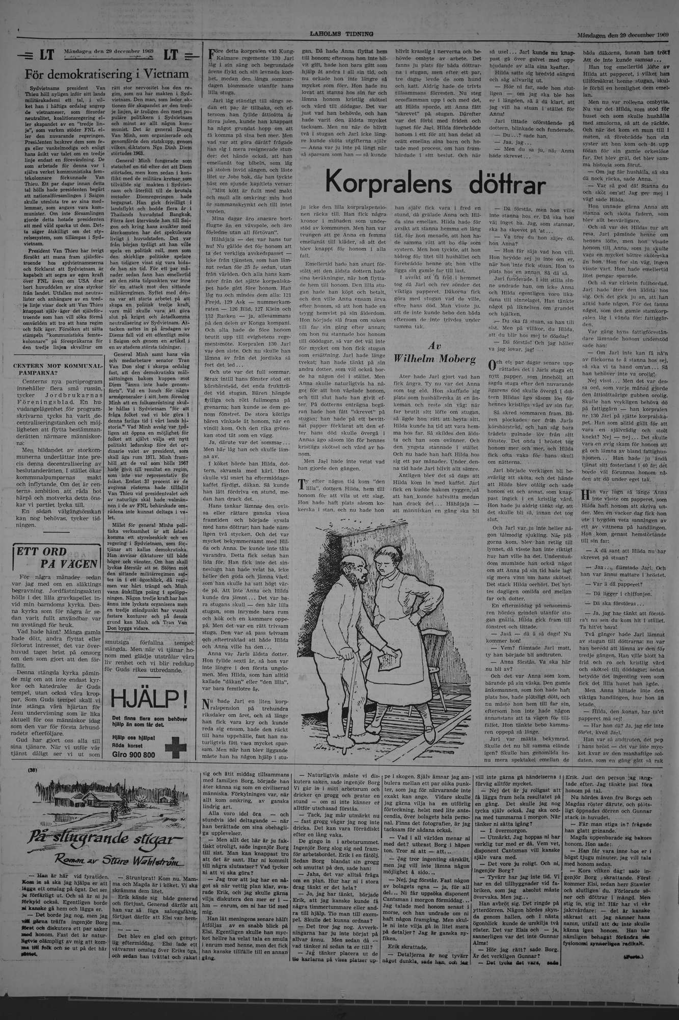 Laholms Tidning Måndag 29 december 1969, sida 4