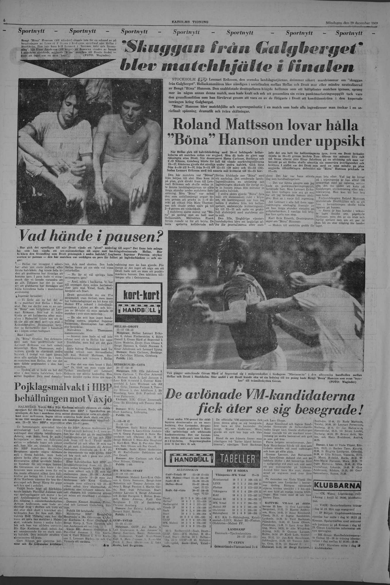 Laholms Tidning Måndag 29 december 1969, sida 6