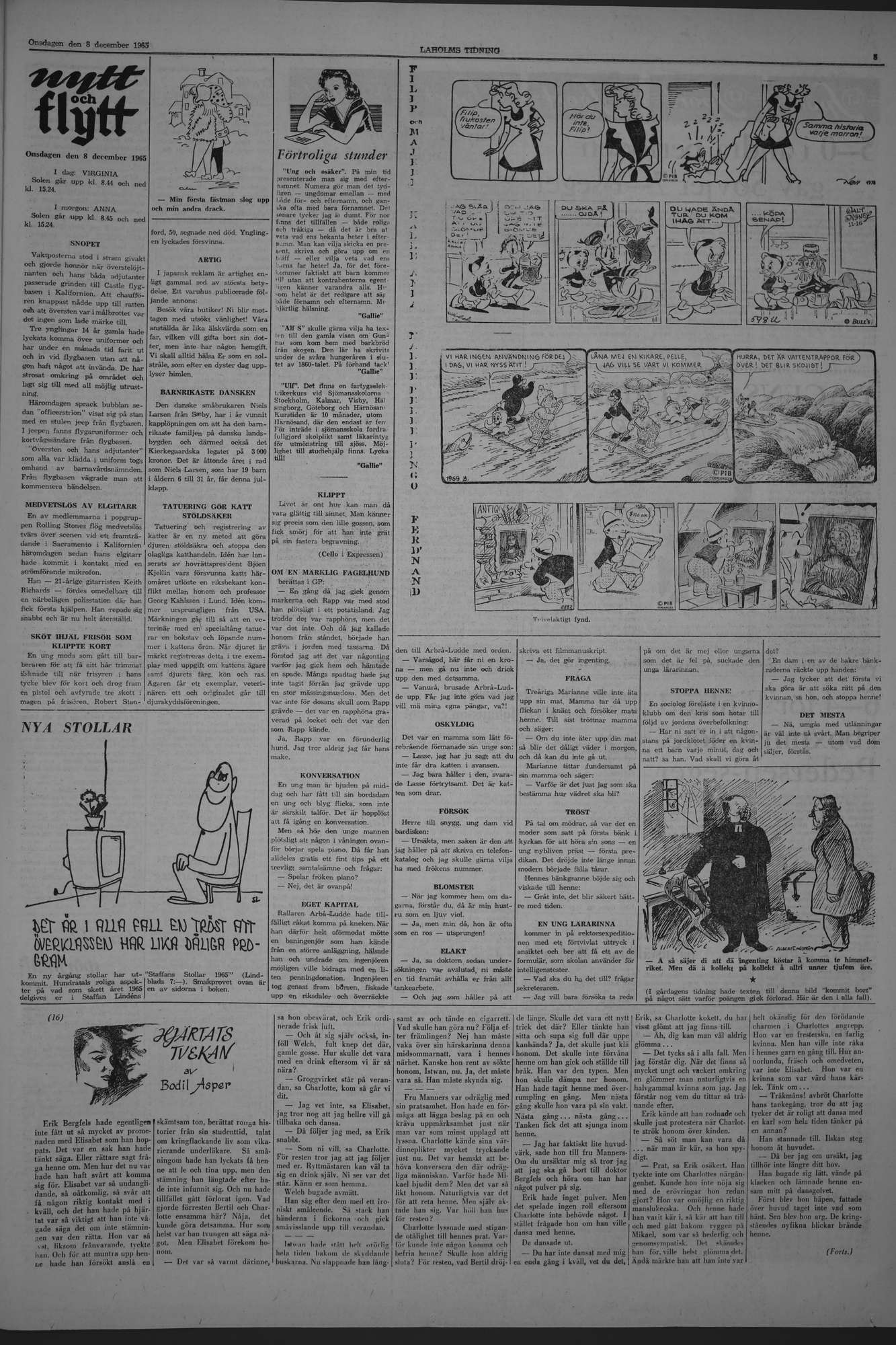 Laholms Tidning Onsdag 8 december 1965, sida 5