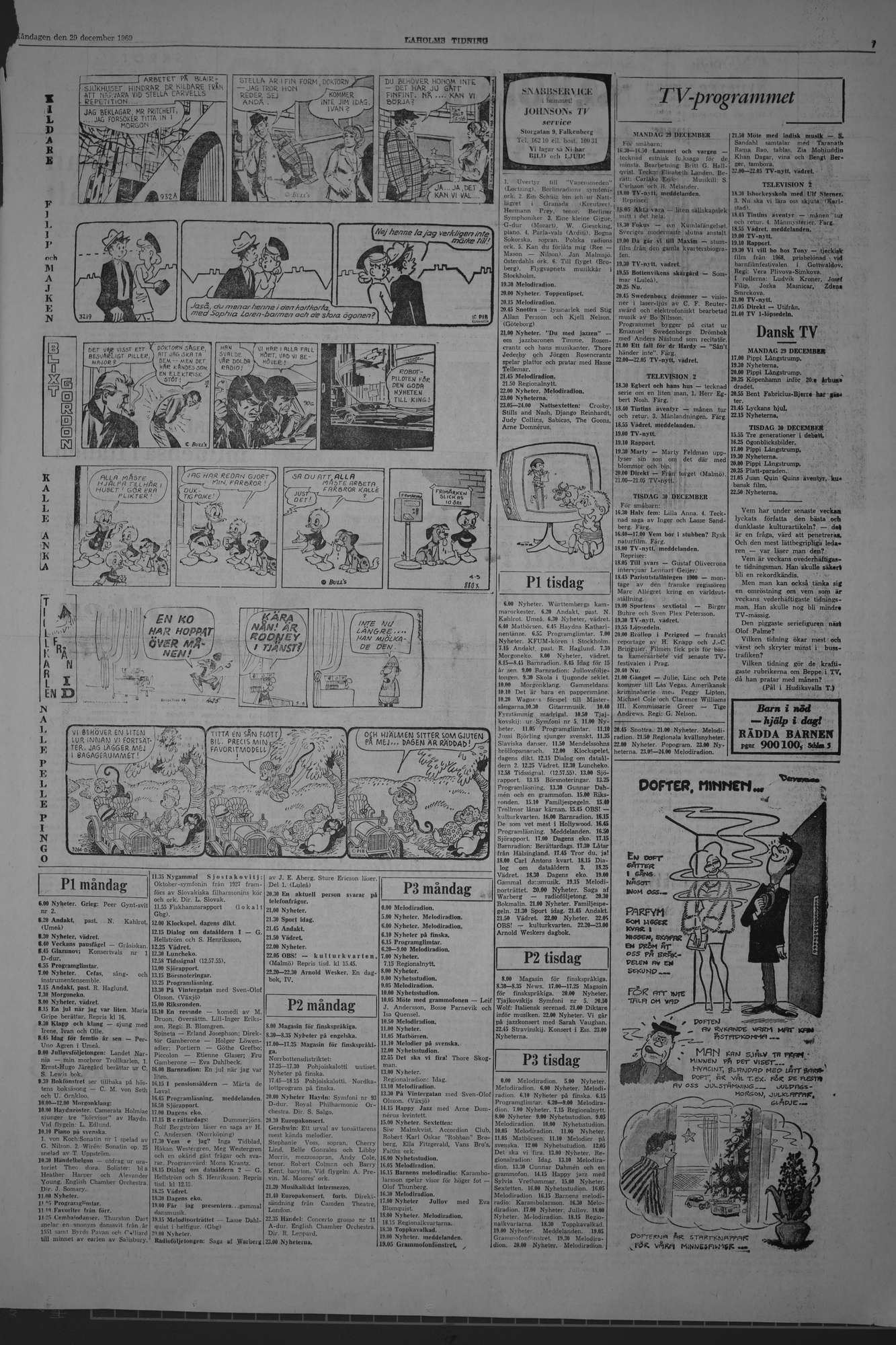 Laholms Tidning Måndag 29 december 1969, sida 7