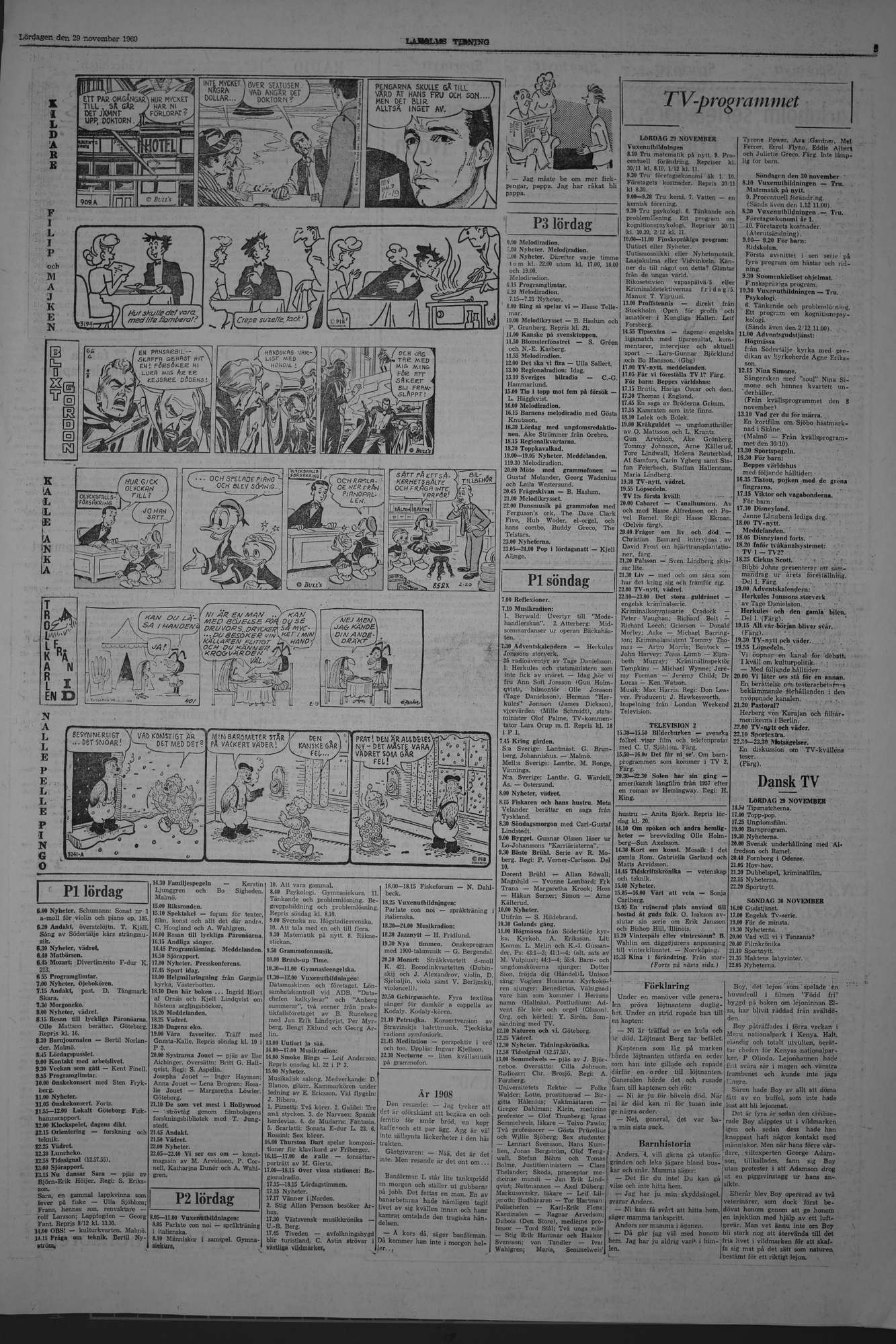 Laholms Tidning Lördag 29 november 1969, sida 5