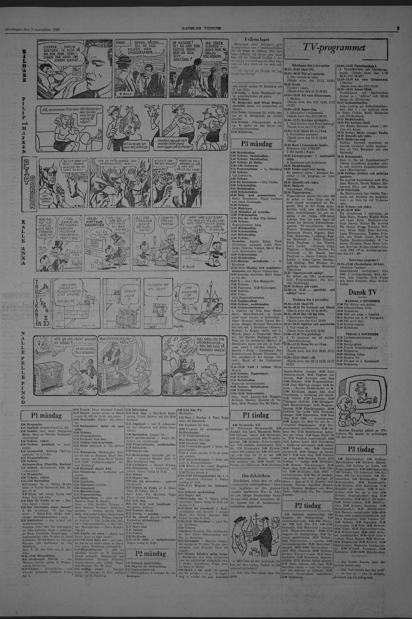 Laholms Tidning Måndag 3 november 1969, sida 5