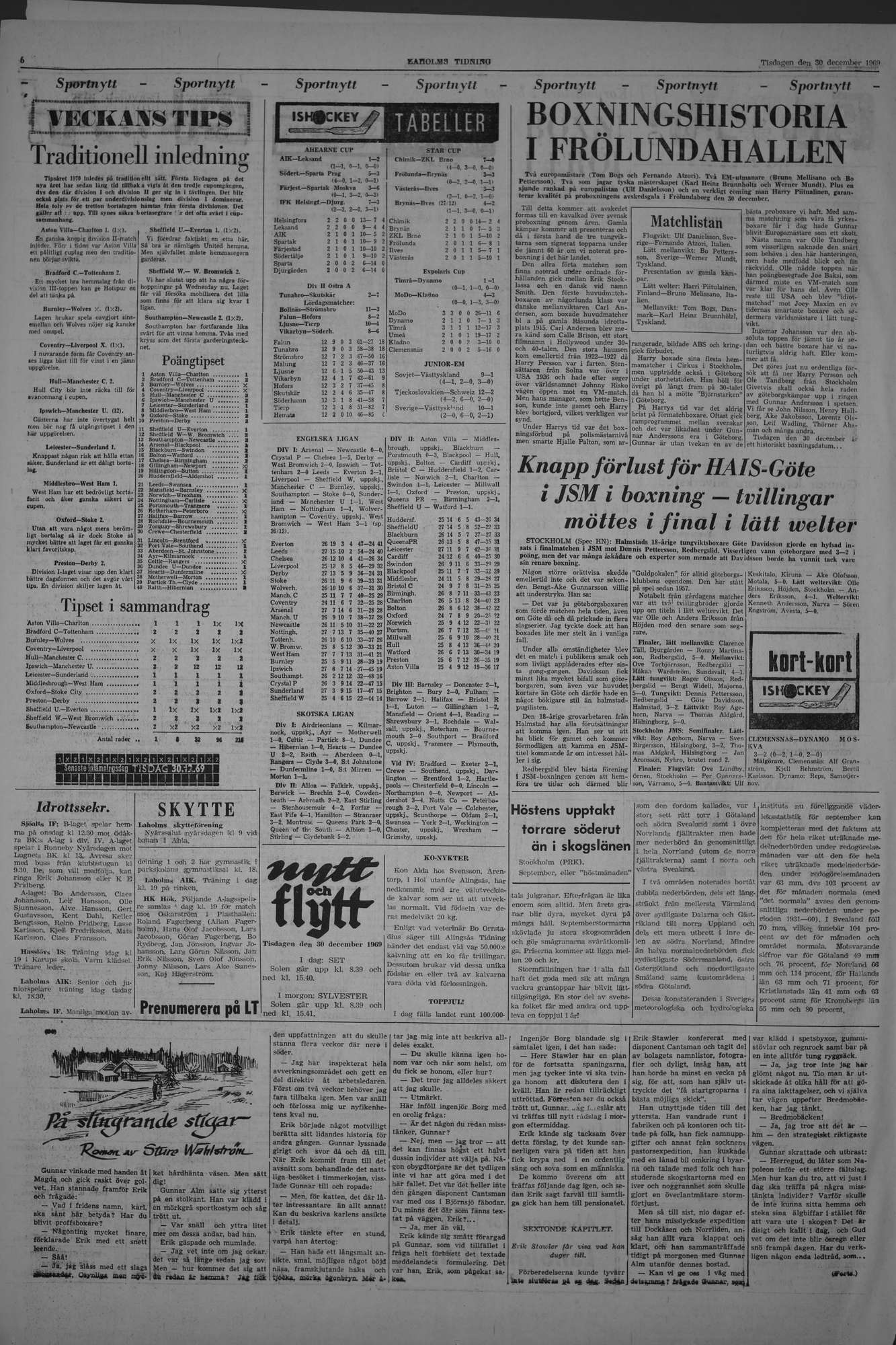 Laholms Tidning Tisdag 30 december 1969, sida 6