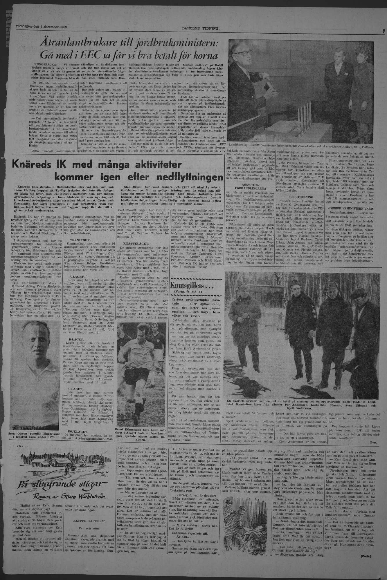 Laholms Tidning Torsdag 4 december 1969, sida 7