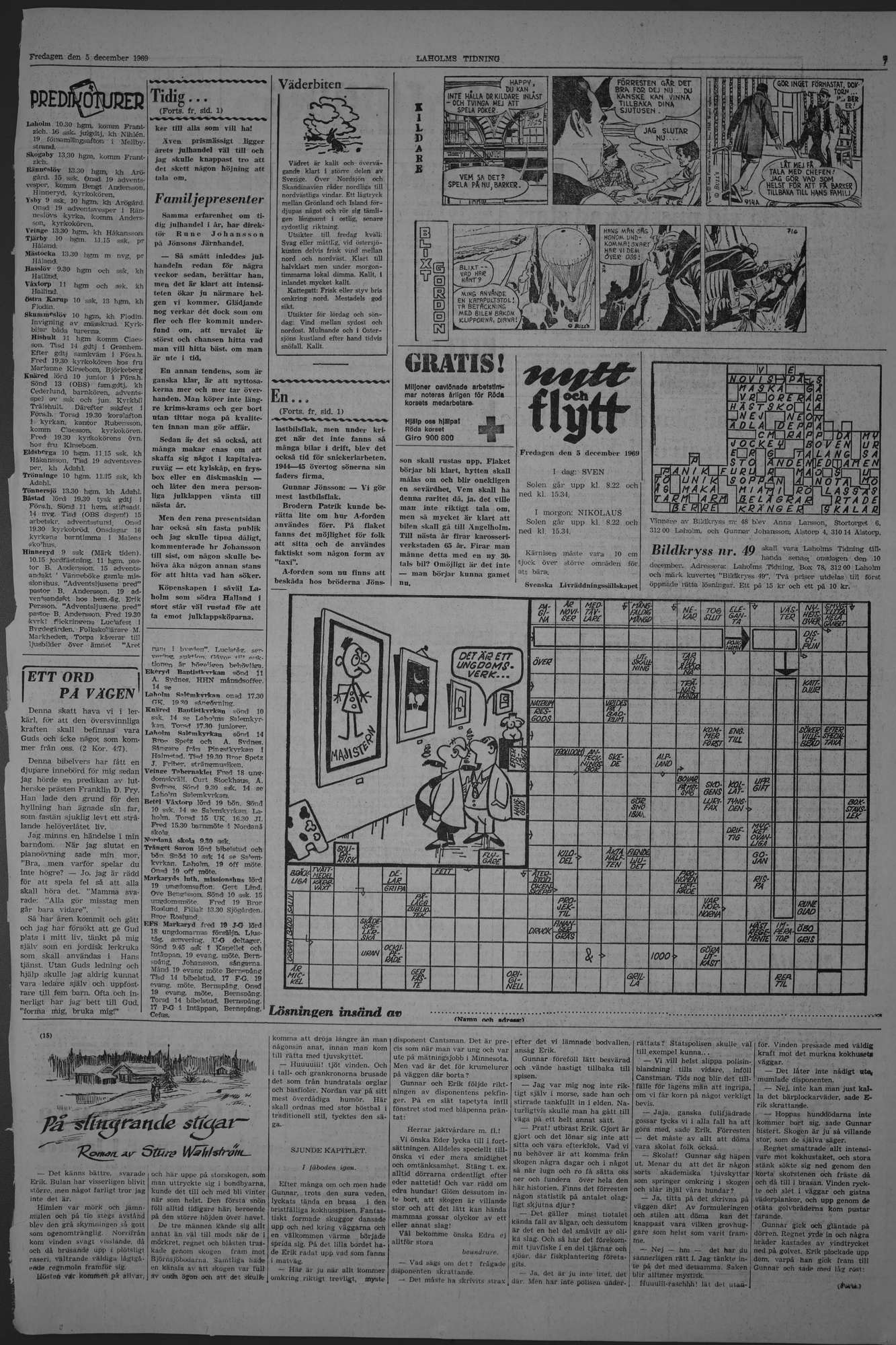 Laholms Tidning Fredag 5 december 1969, sida 7