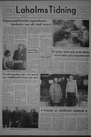 Förstasidan, Torsdag 6 november 1969