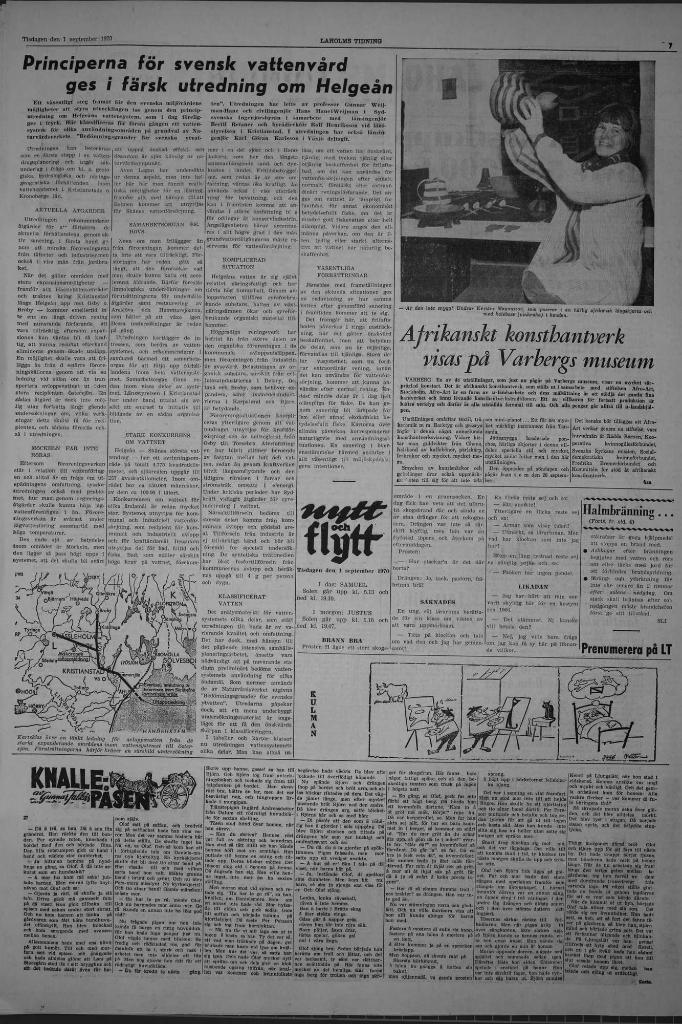 Laholms Tidning Tisdag 1 september 1970, sida 7