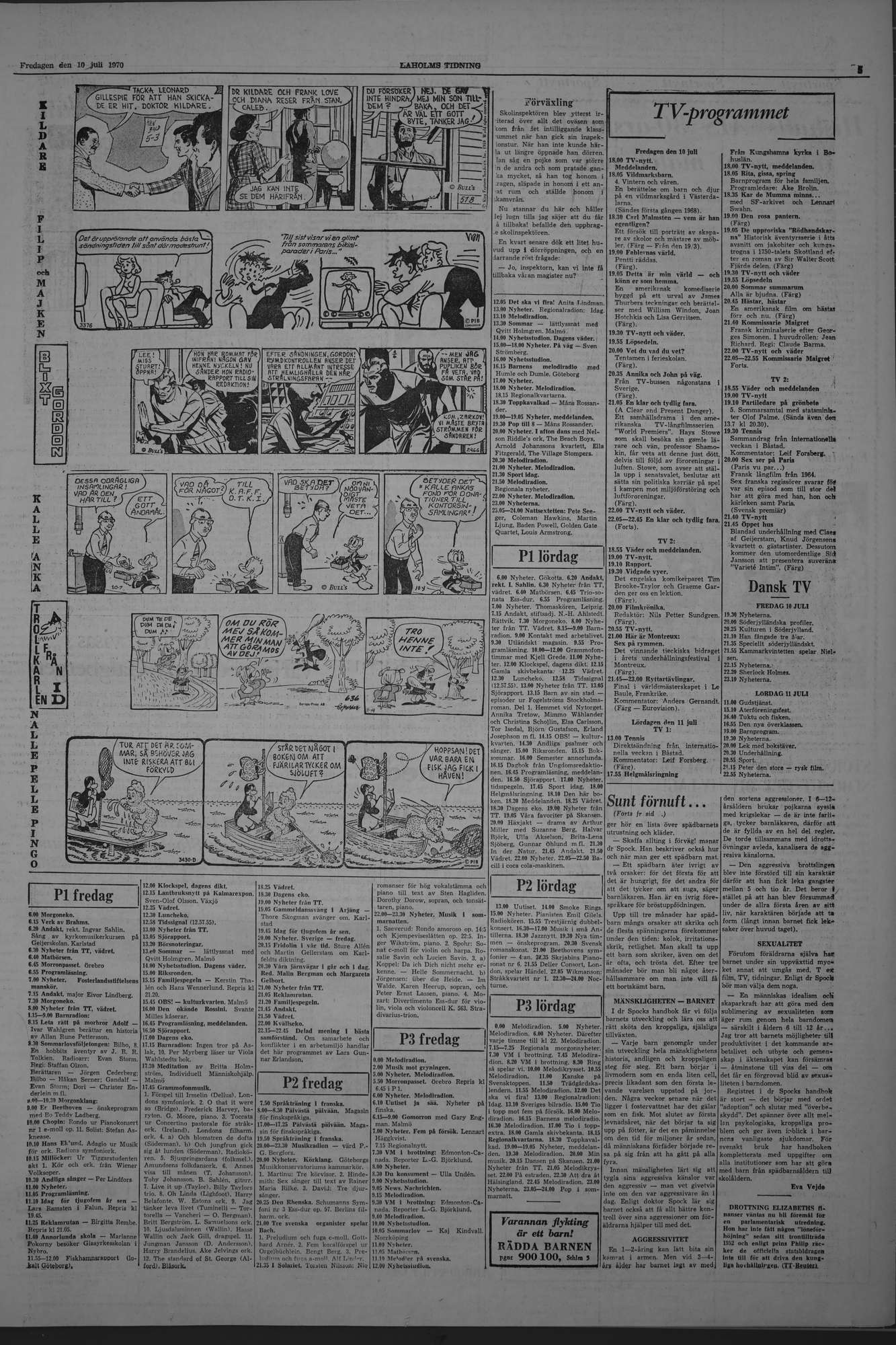 Laholms Tidning Fredag 10 juli 1970, sida 5