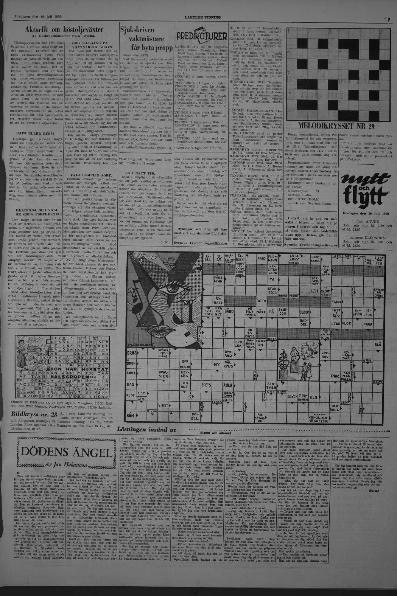 Laholms Tidning Fredag 10 juli 1970, sida 7