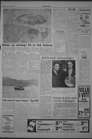 Förstasidan, Tisdag 10 november 1970