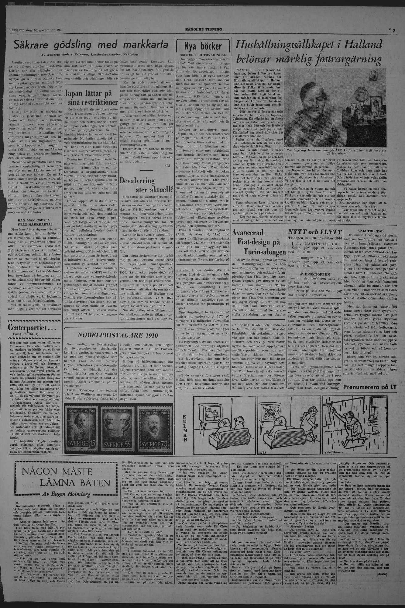 Laholms Tidning Tisdag 10 november 1970, sida 5