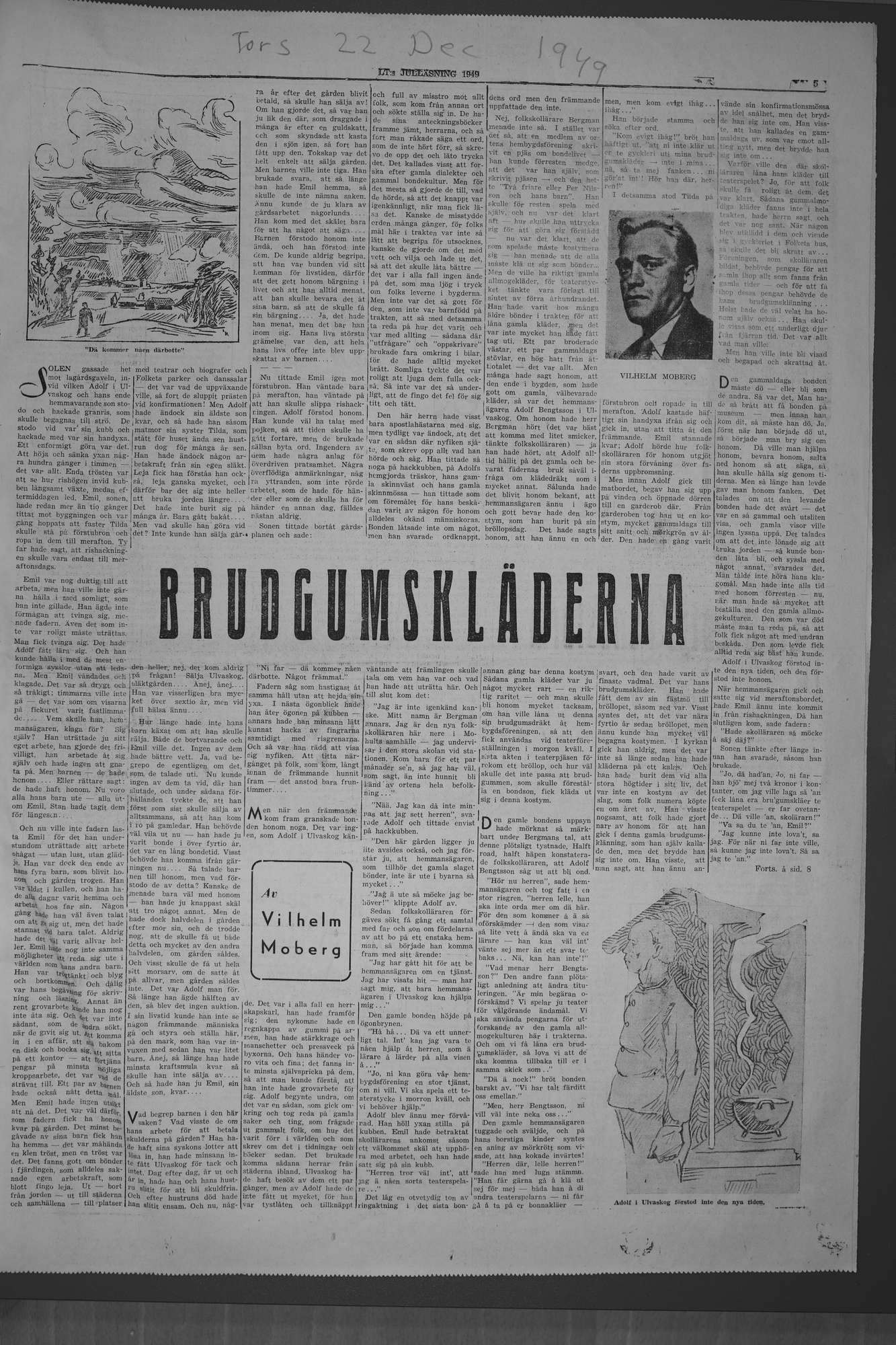 Laholms Tidning Torsdag 22 december 1949, sida 13