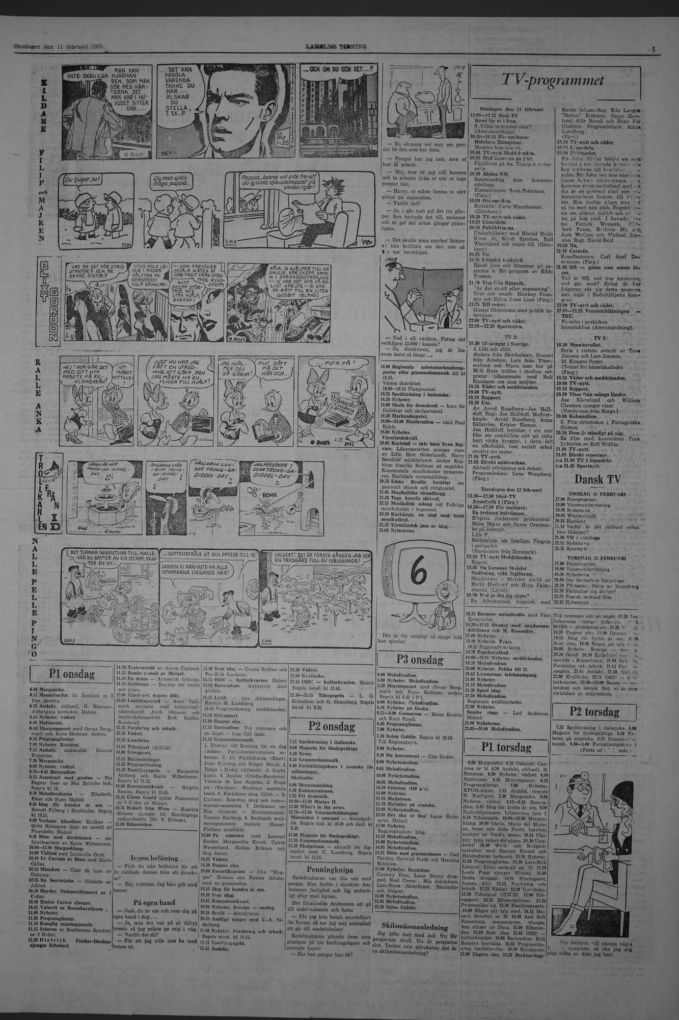 Laholms Tidning Onsdag 11 februari 1970, sida 5