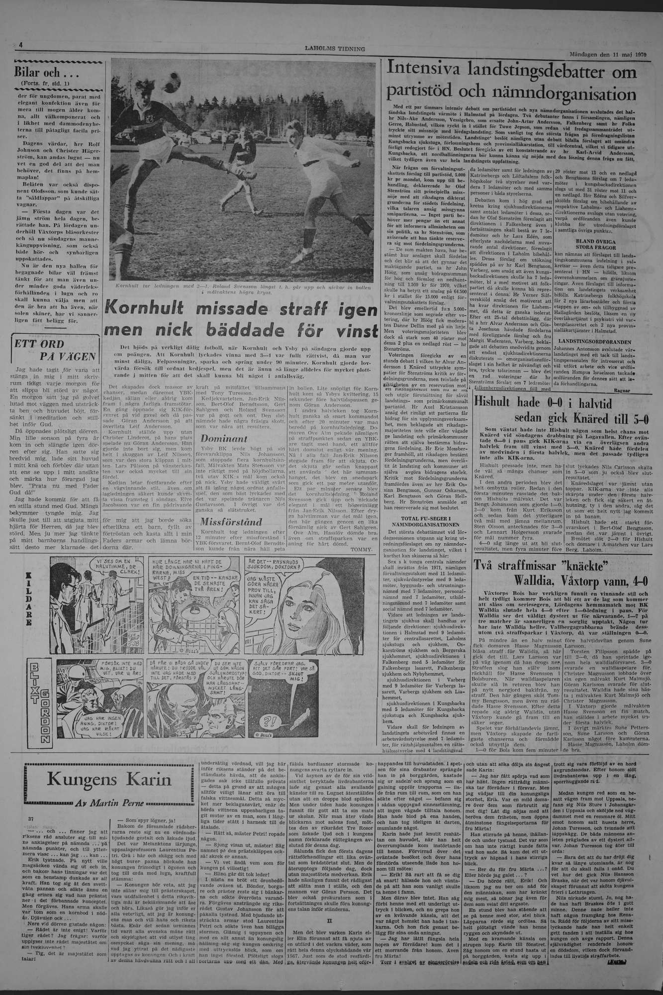 Laholms Tidning Måndag 11 maj 1970, sida 4