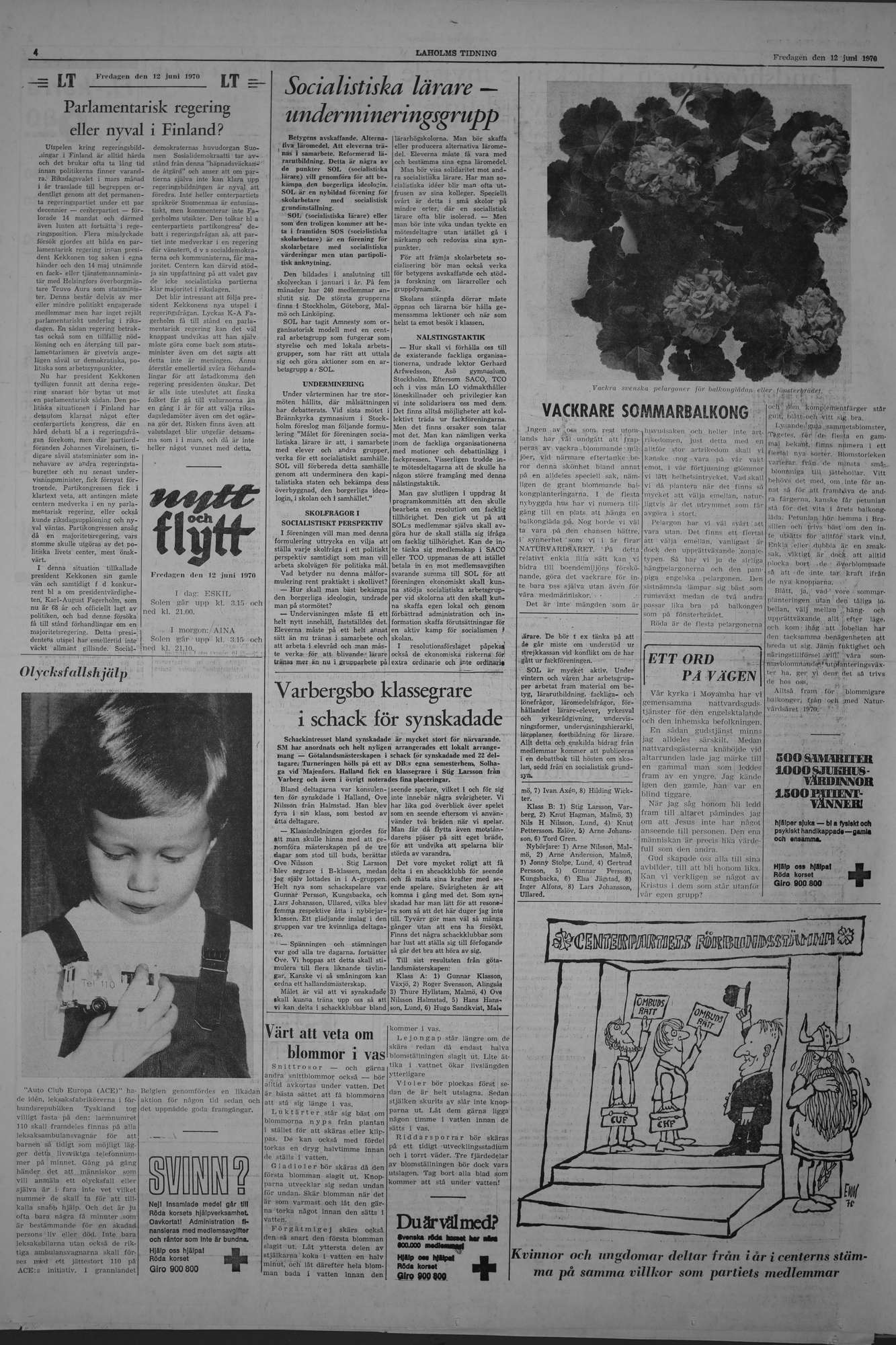 Laholms Tidning Fredag 12 juni 1970, sida 4