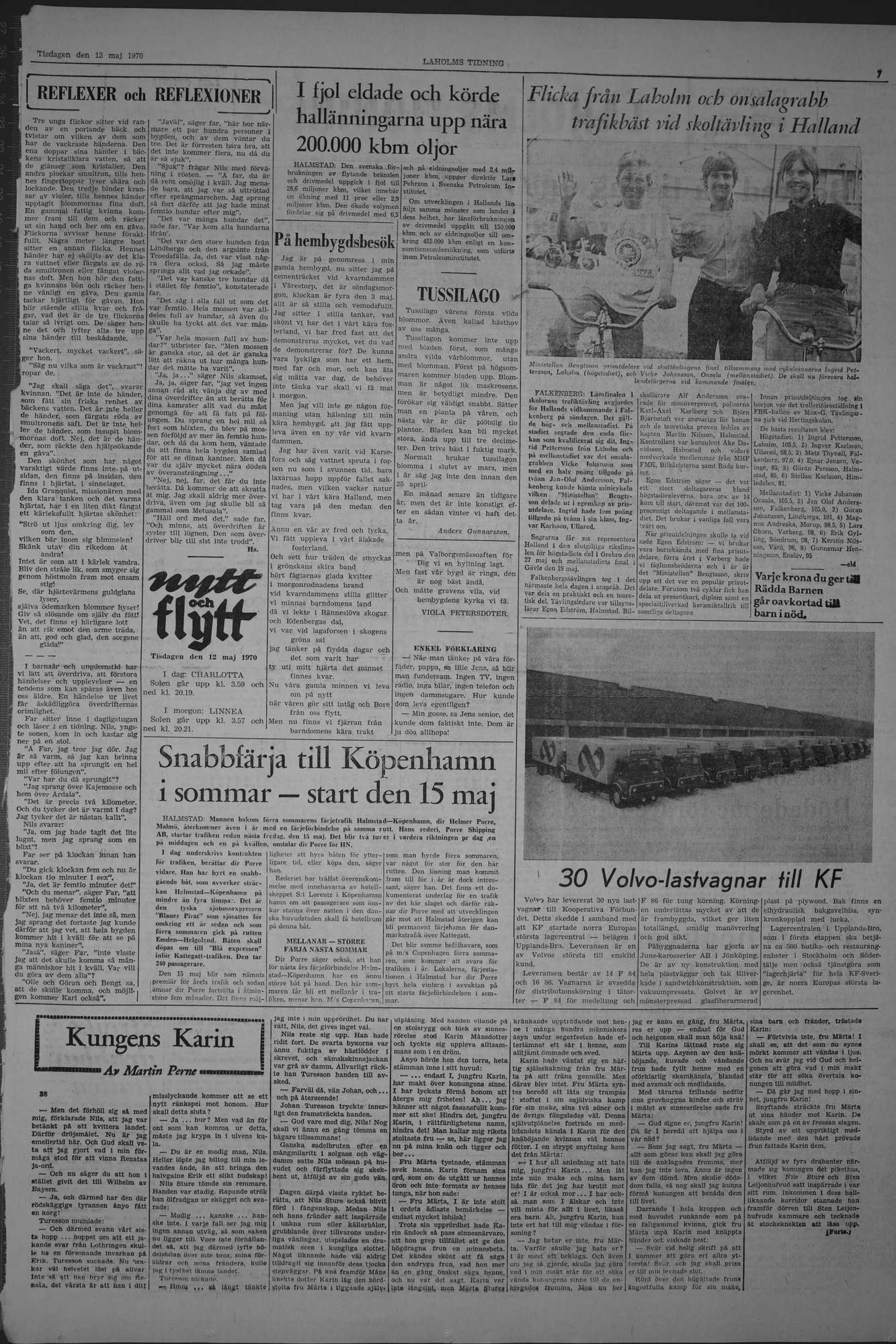 Laholms Tidning Tisdag 12 maj 1970, sida 7