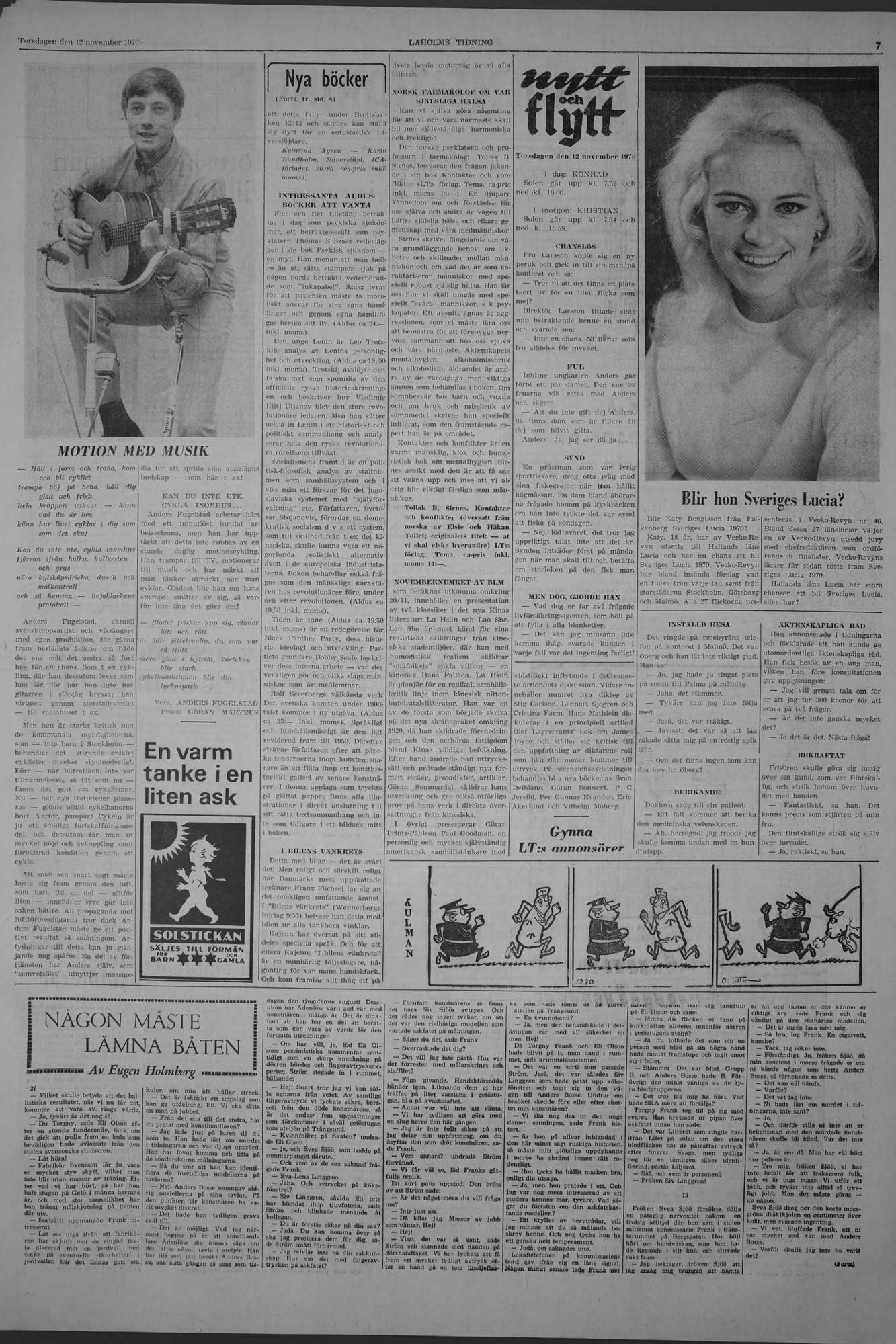 Laholms Tidning Torsdag 12 november 1970, sida 7