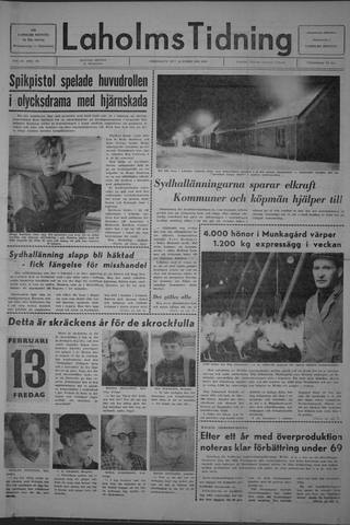 Förstasidan, Fredag 13 februari 1970