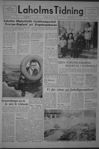 Förstasidan, Tisdag 14 april 1970