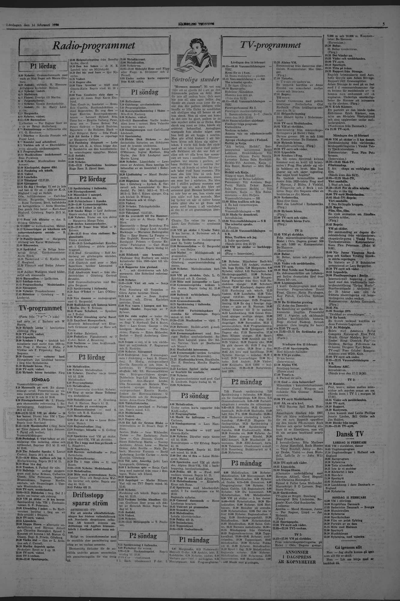 Laholms Tidning Lördag 14 februari 1970, sida 5