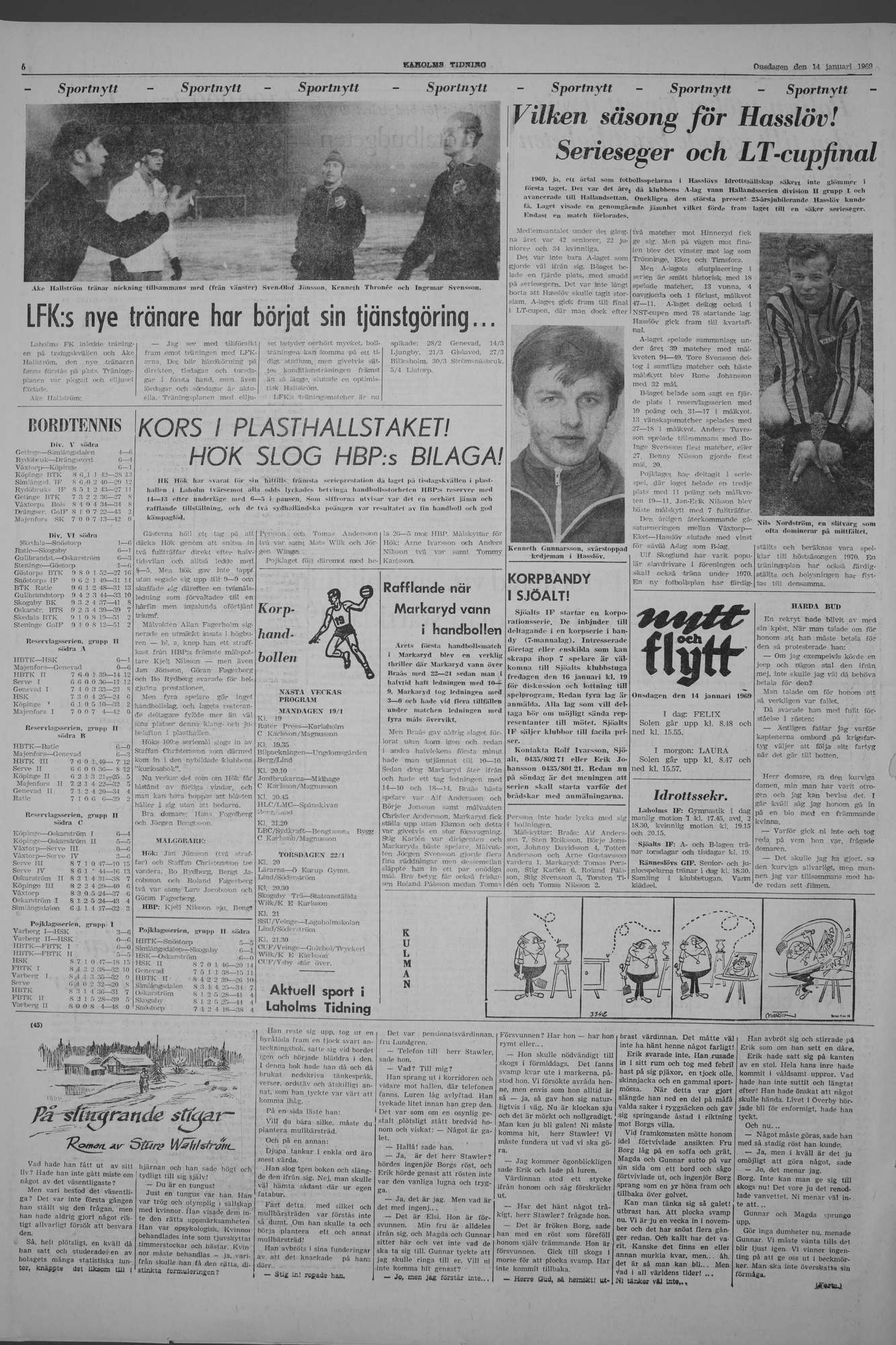 Laholms Tidning Onsdag 14 januari 1970, sida 6