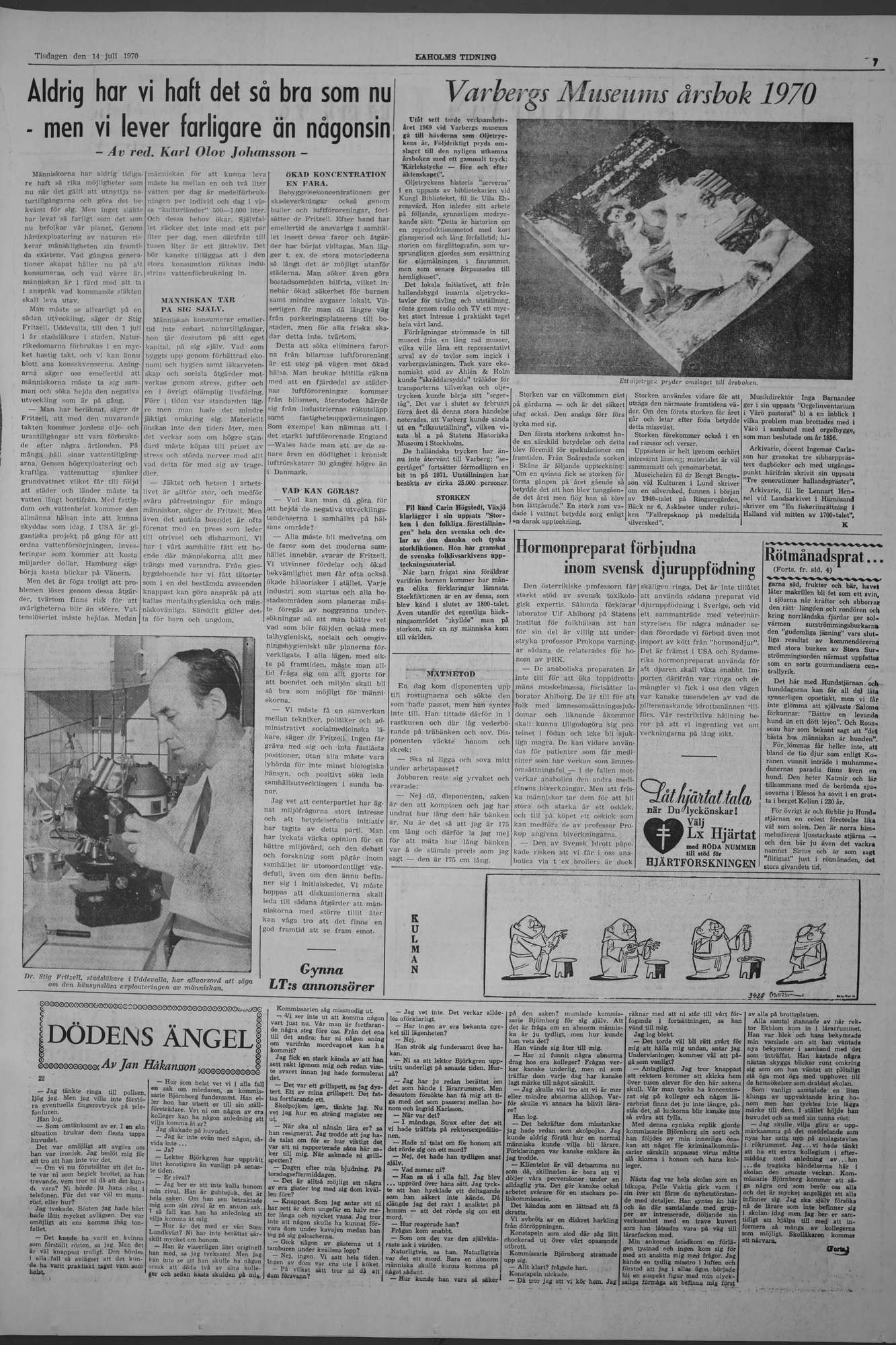 Laholms Tidning Tisdag 14 juli 1970, sida 7