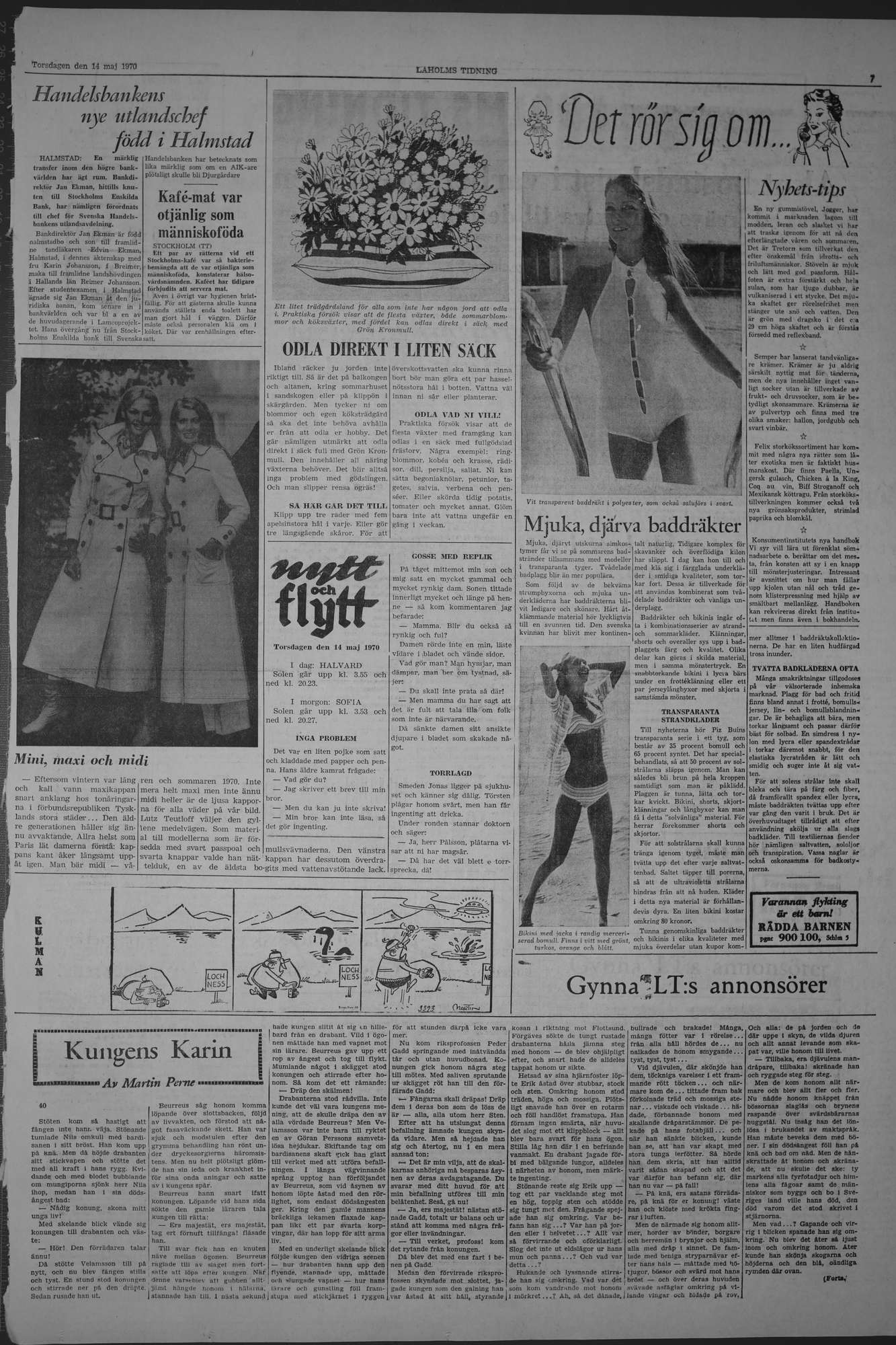 Laholms Tidning Torsdag 14 maj 1970, sida 7