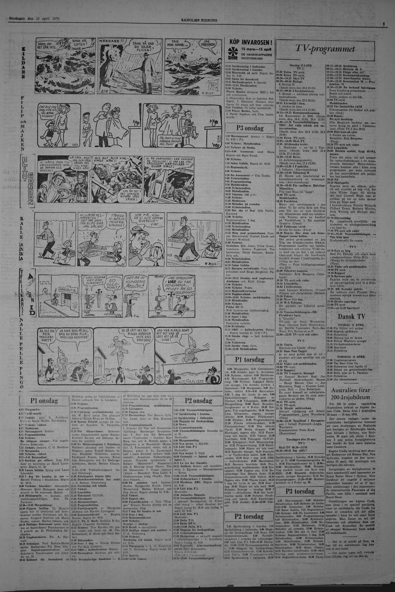 Laholms Tidning Onsdag 15 april 1970, sida 5