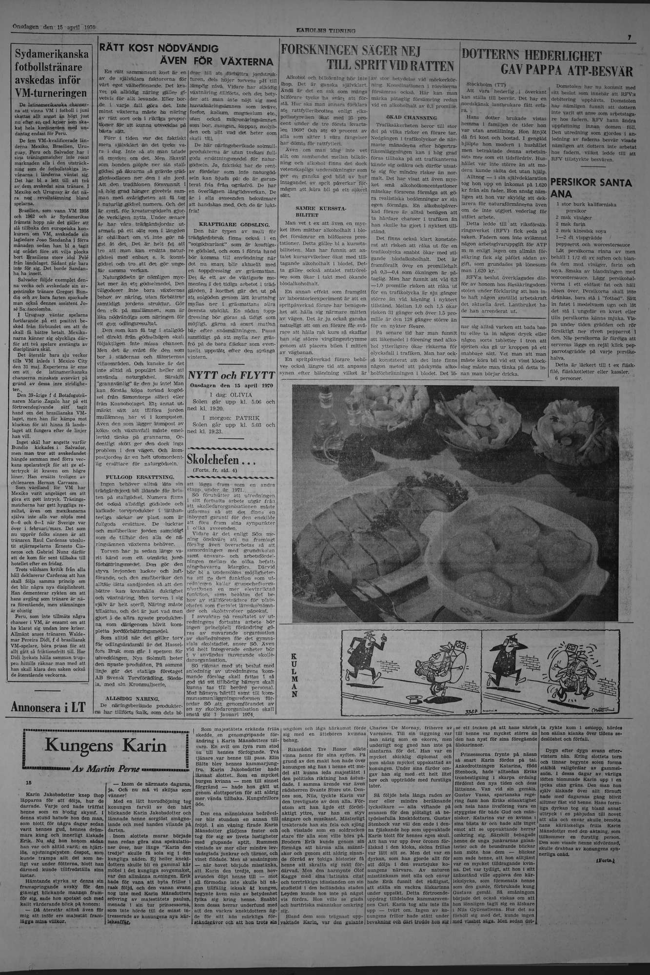 Laholms Tidning Onsdag 15 april 1970, sida 7