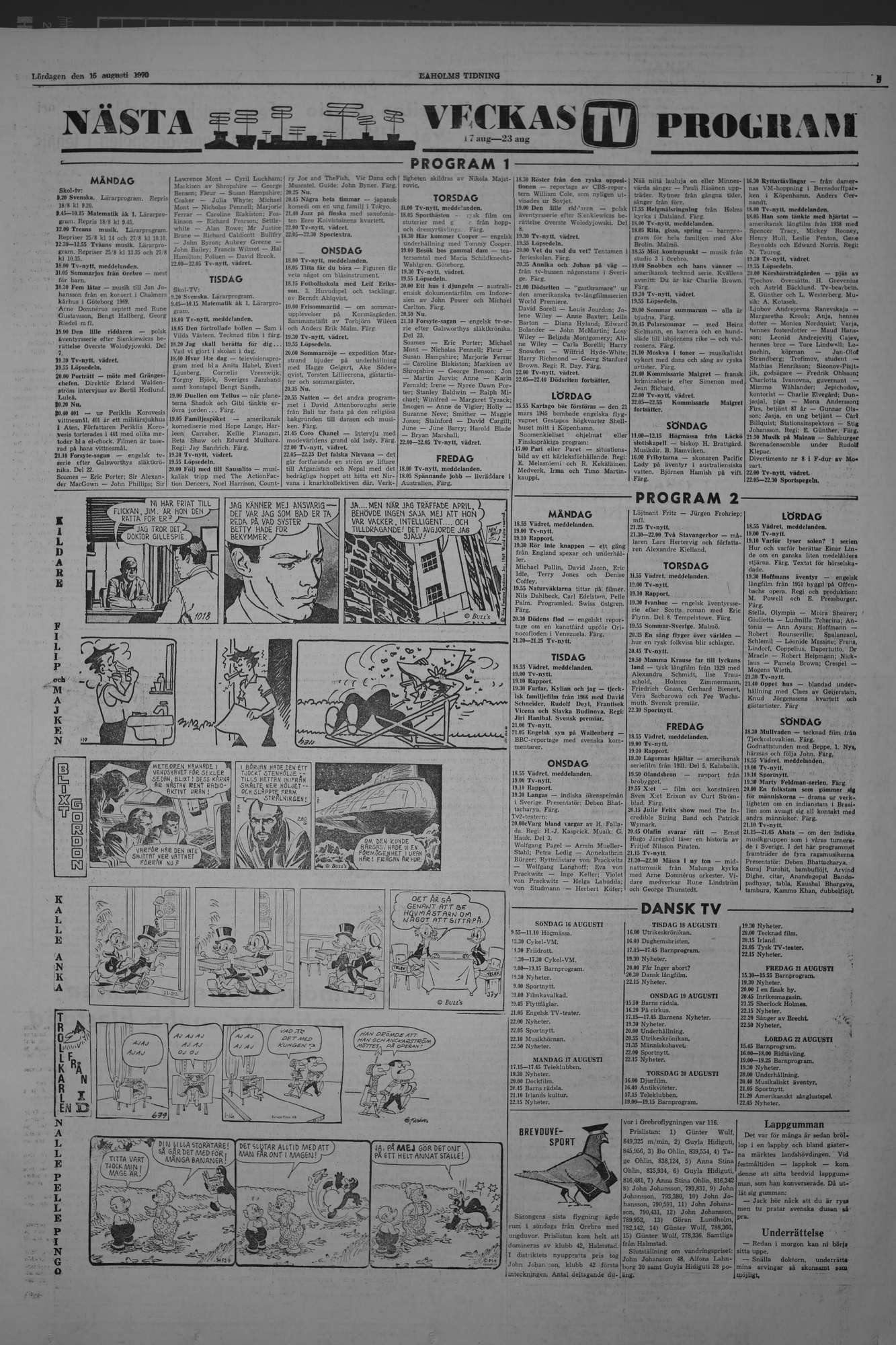 Laholms Tidning Lördag 15 augusti 1970, sida 5
