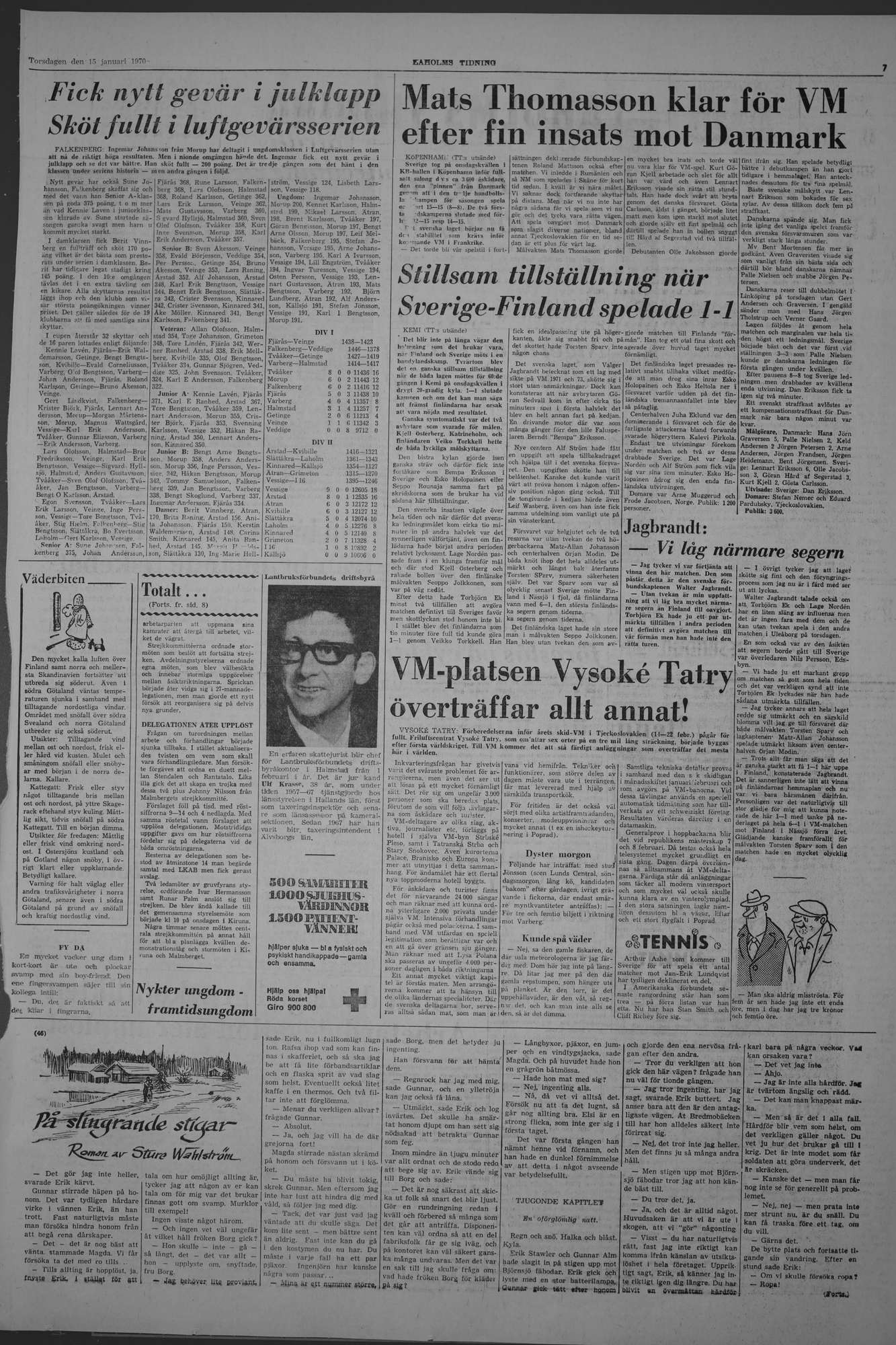 Laholms Tidning Torsdag 15 januari 1970, sida 7
