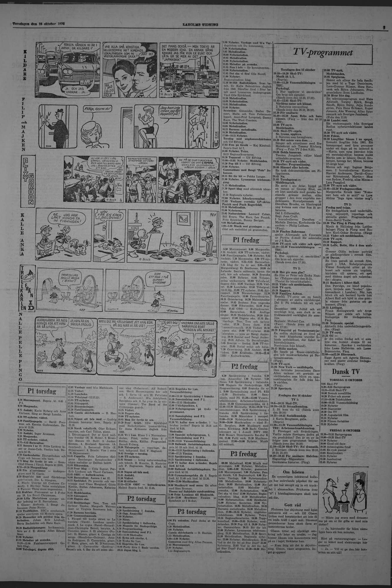 Laholms Tidning Torsdag 15 oktober 1970, sida 5