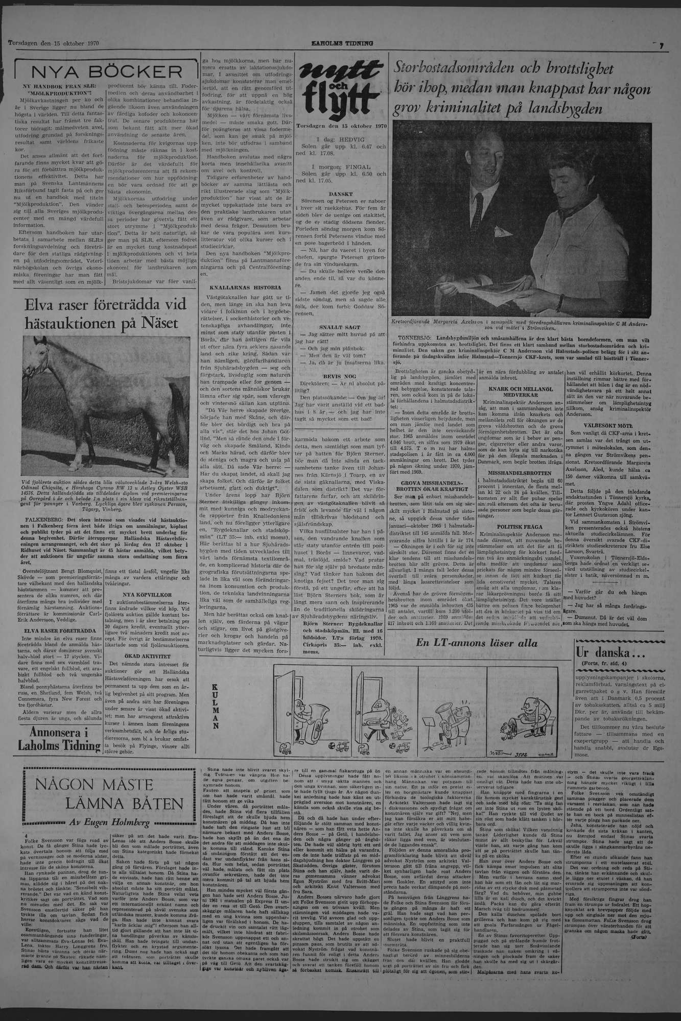 Laholms Tidning Torsdag 15 oktober 1970, sida 7