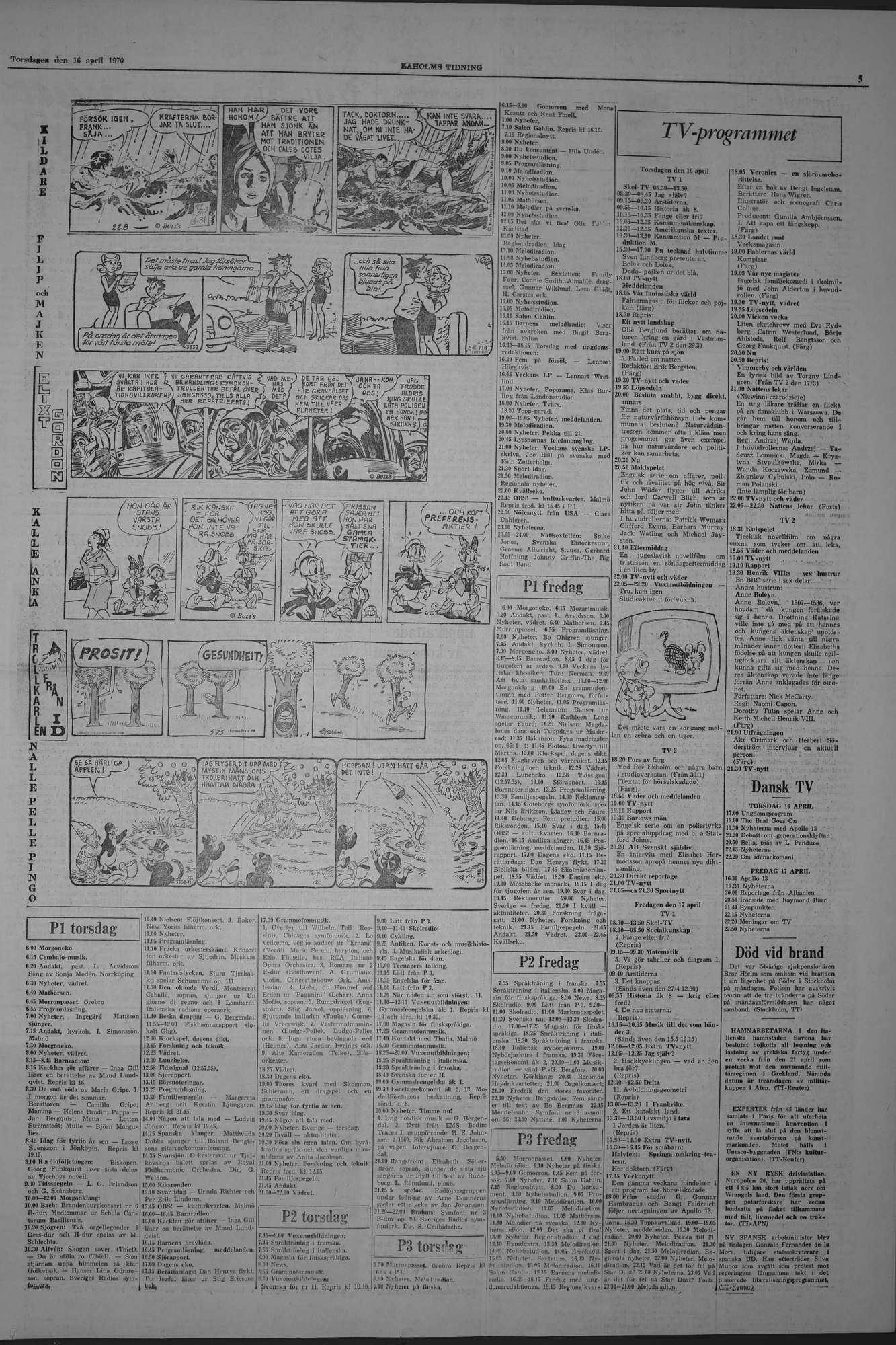 Laholms Tidning Torsdag 16 april 1970, sida 5