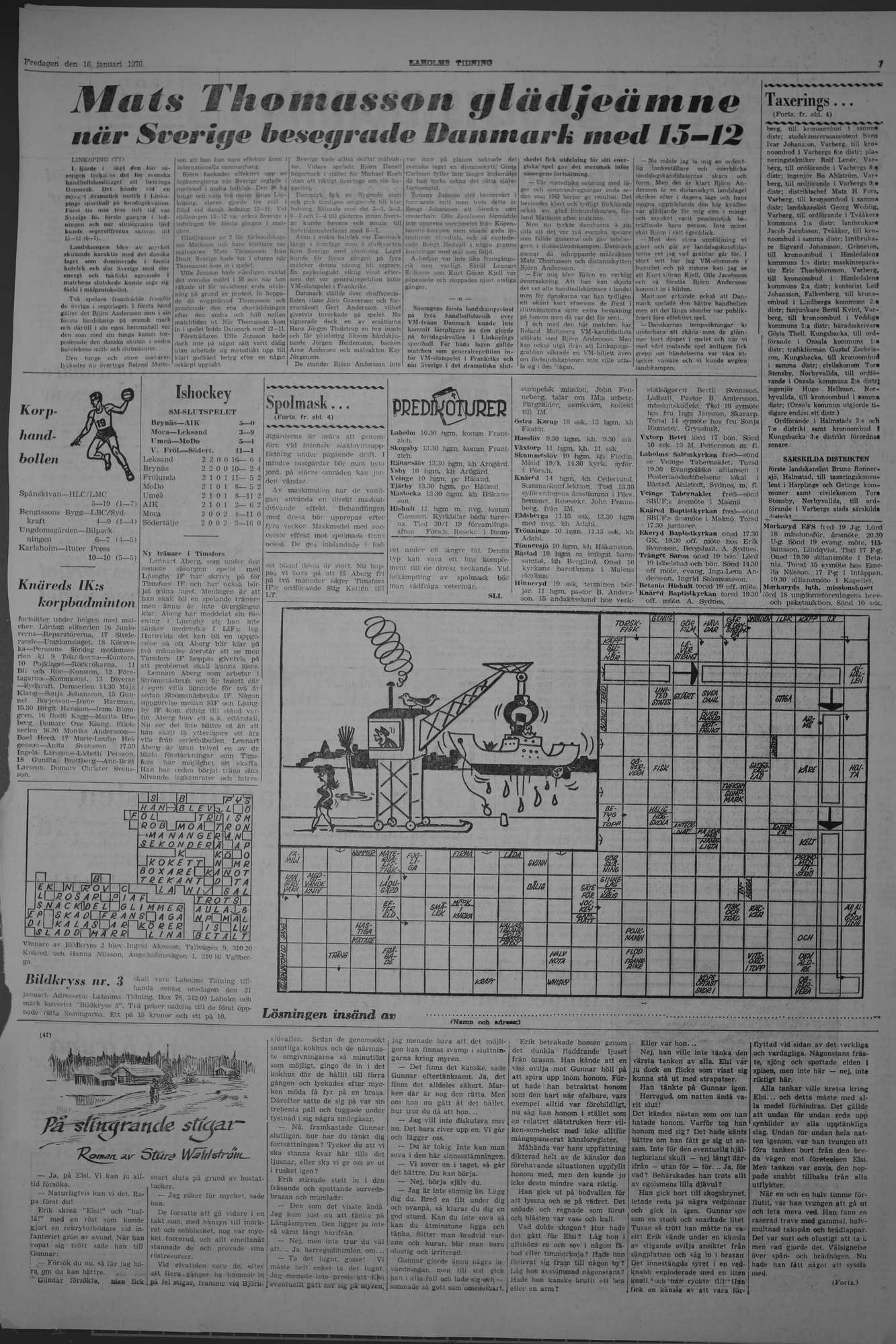 Laholms Tidning Fredag 16 januari 1970, sida 7
