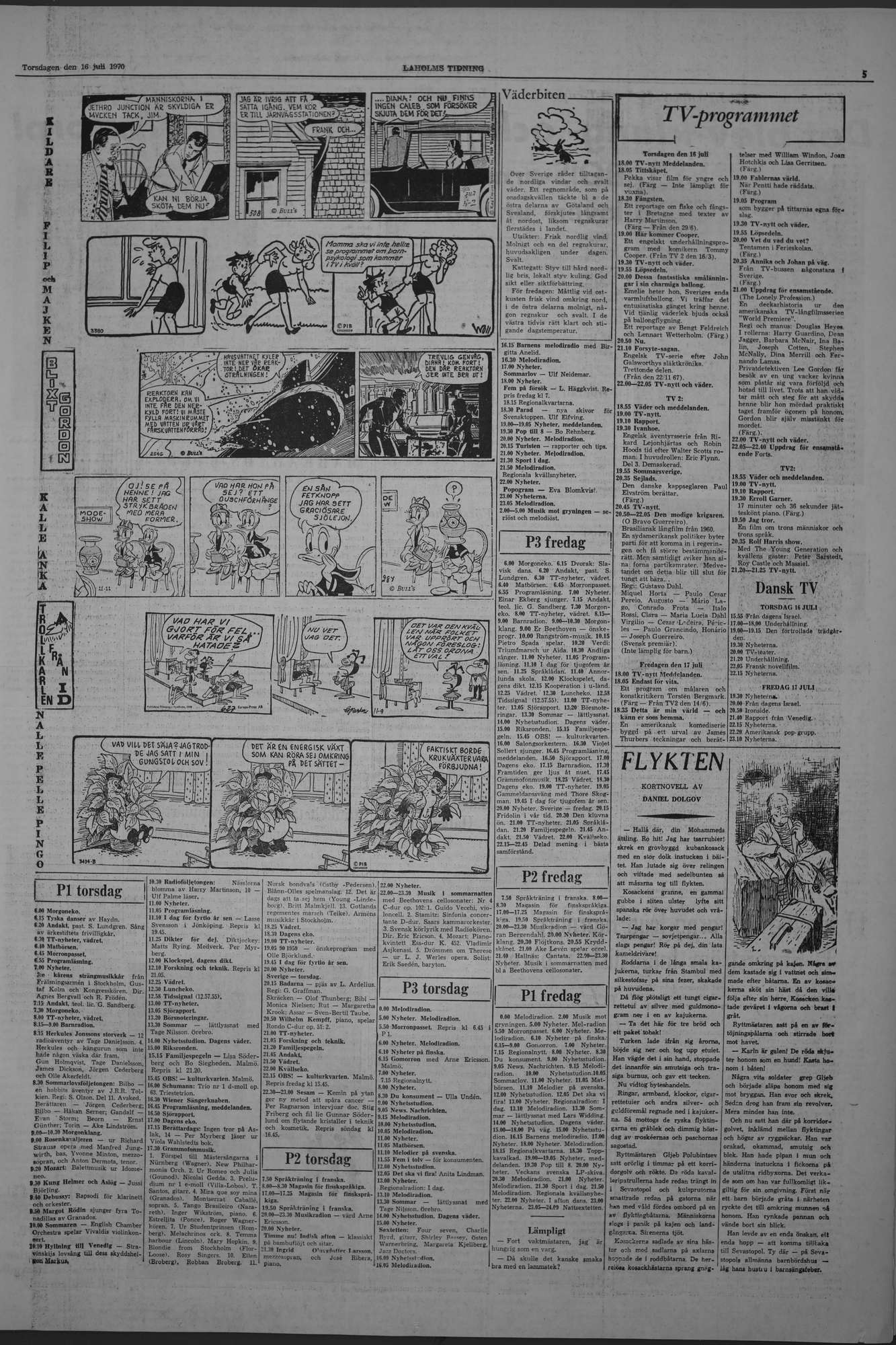 Laholms Tidning Torsdag 16 juli 1970, sida 5
