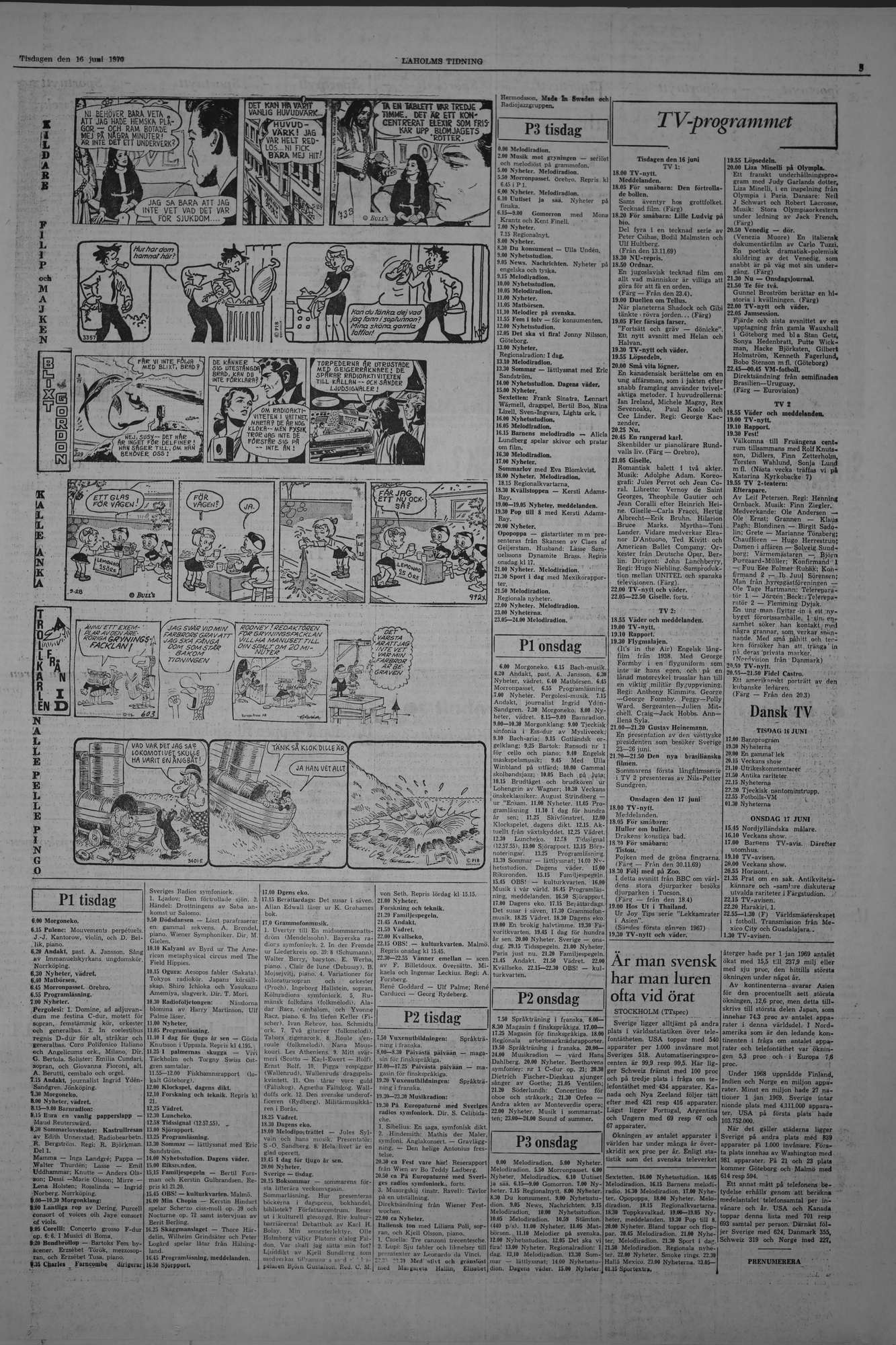 Laholms Tidning Tisdag 16 juni 1970, sida 5