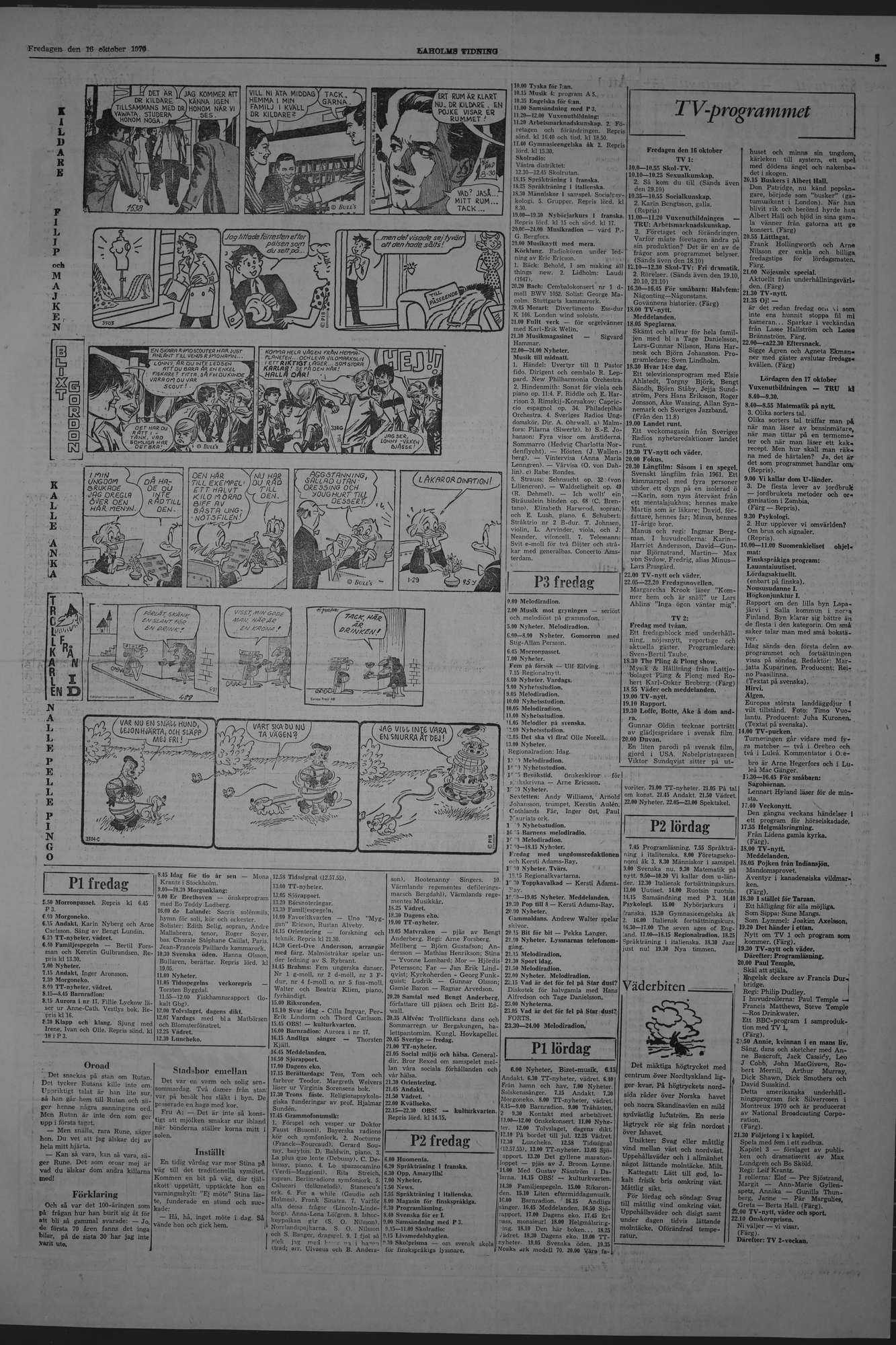Laholms Tidning Fredag 16 oktober 1970, sida 5