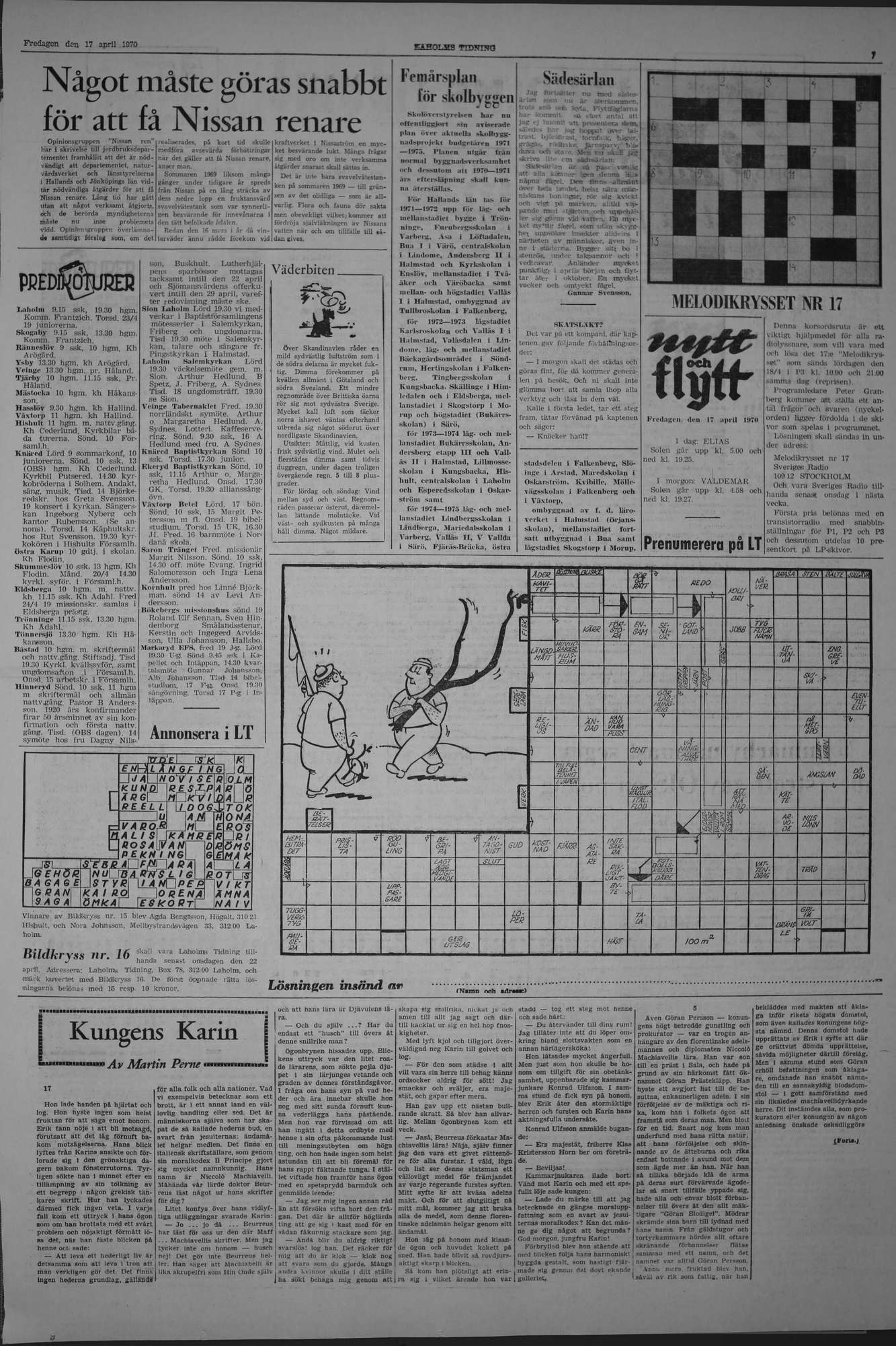 Laholms Tidning Fredag 17 april 1970, sida 7
