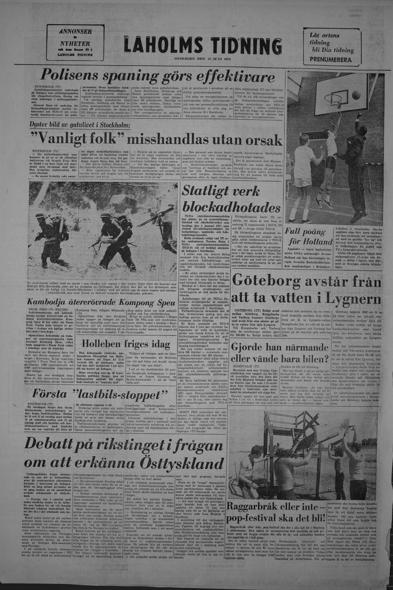 Laholms Tidning Onsdag 17 juni 1970, sida 8